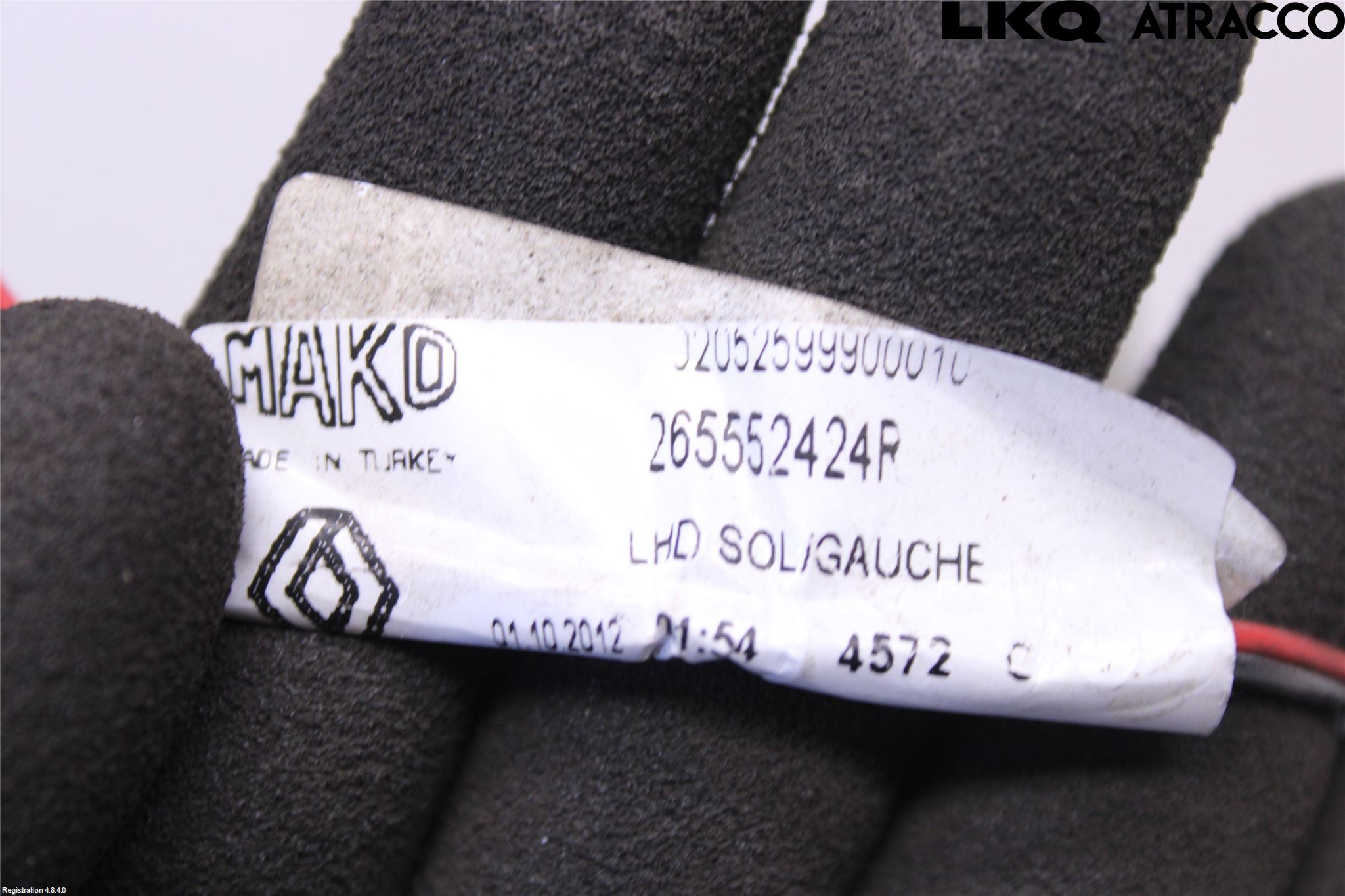 Renault CLIO IV 12-16 Bakljus Lucka Vä