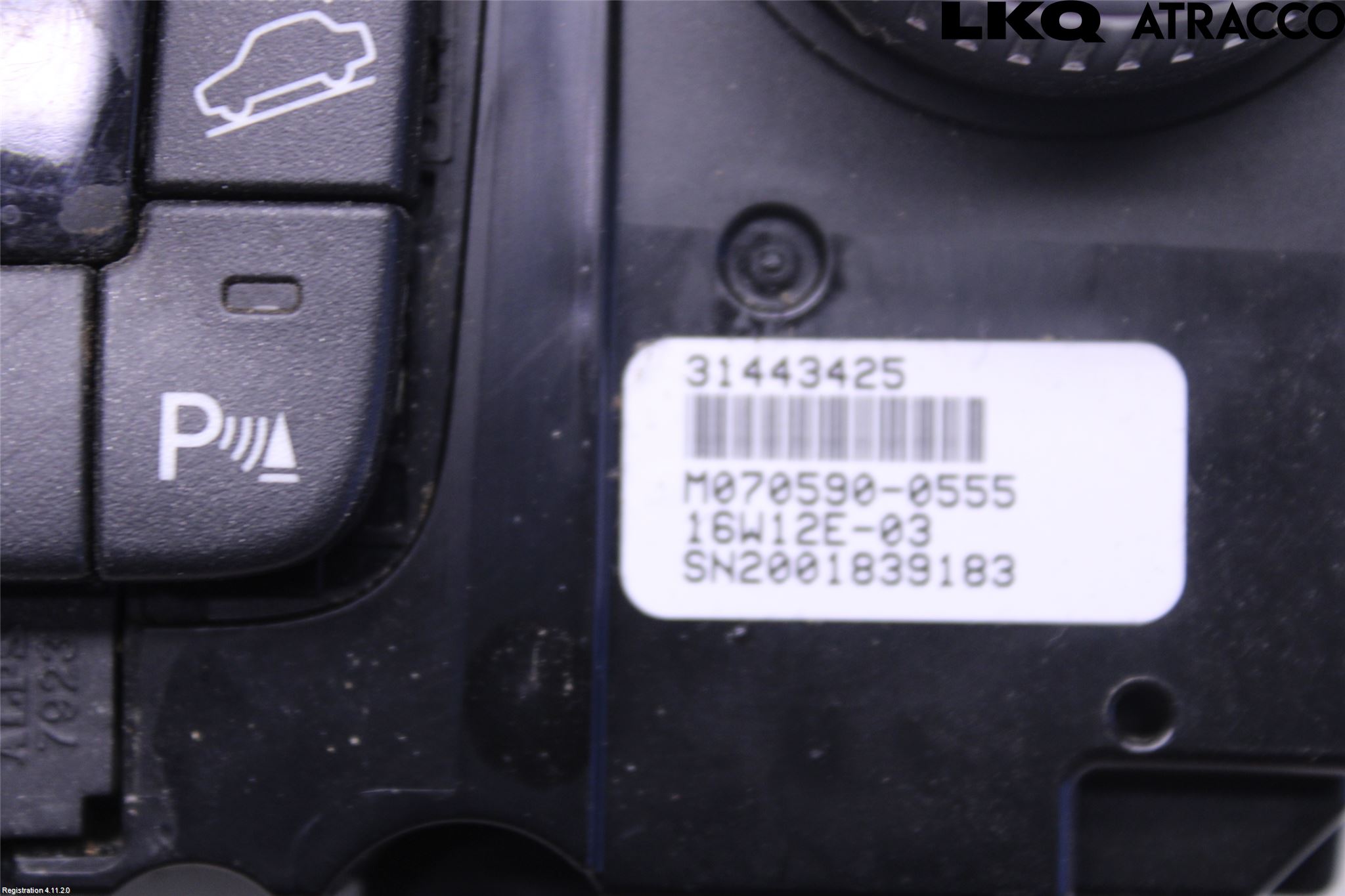 Volvo XC60 14-17 Ac Styrenhet Ac Manöveren