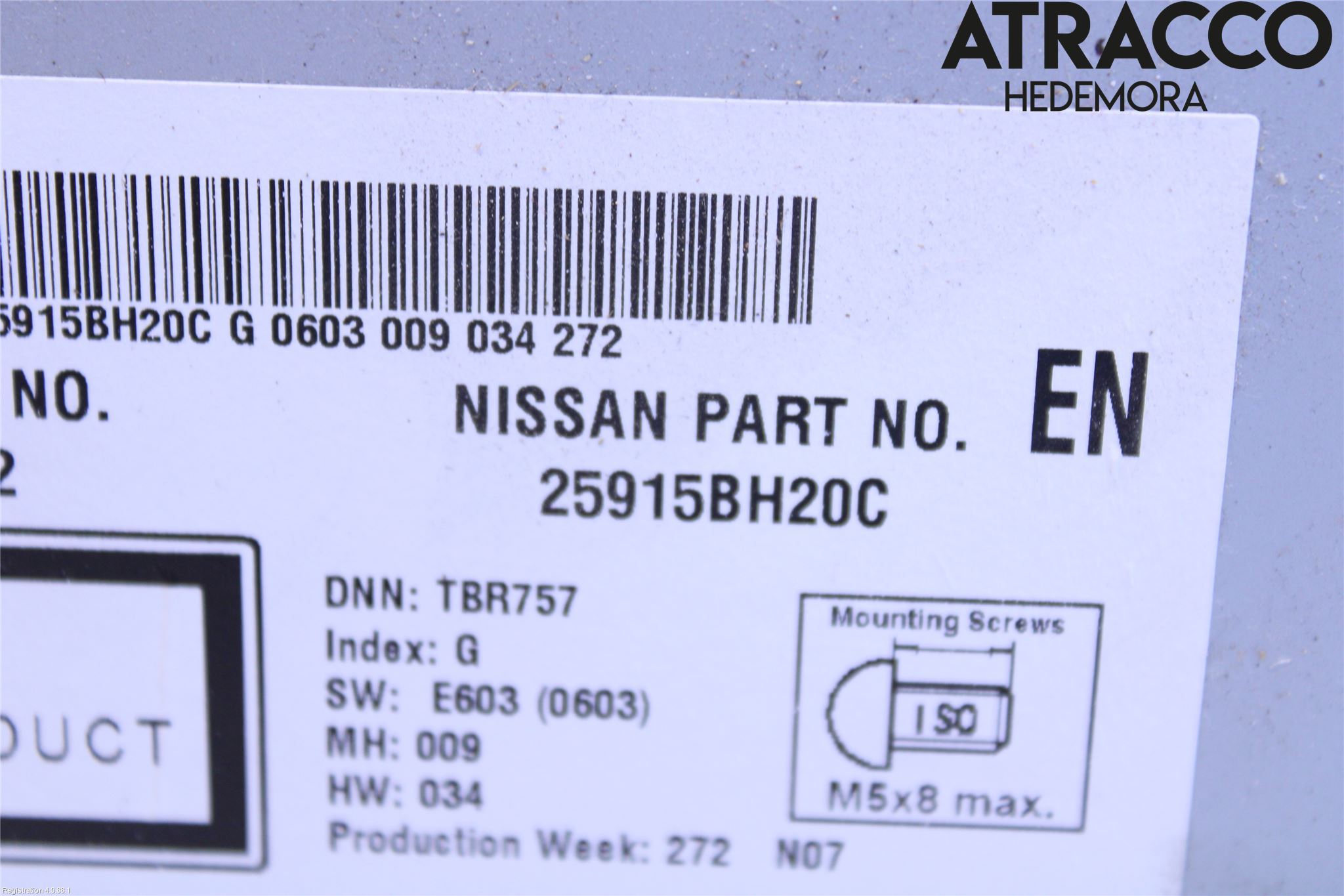 Nissan QASHQAI 10-14 Cd Radio - Multimediapanel