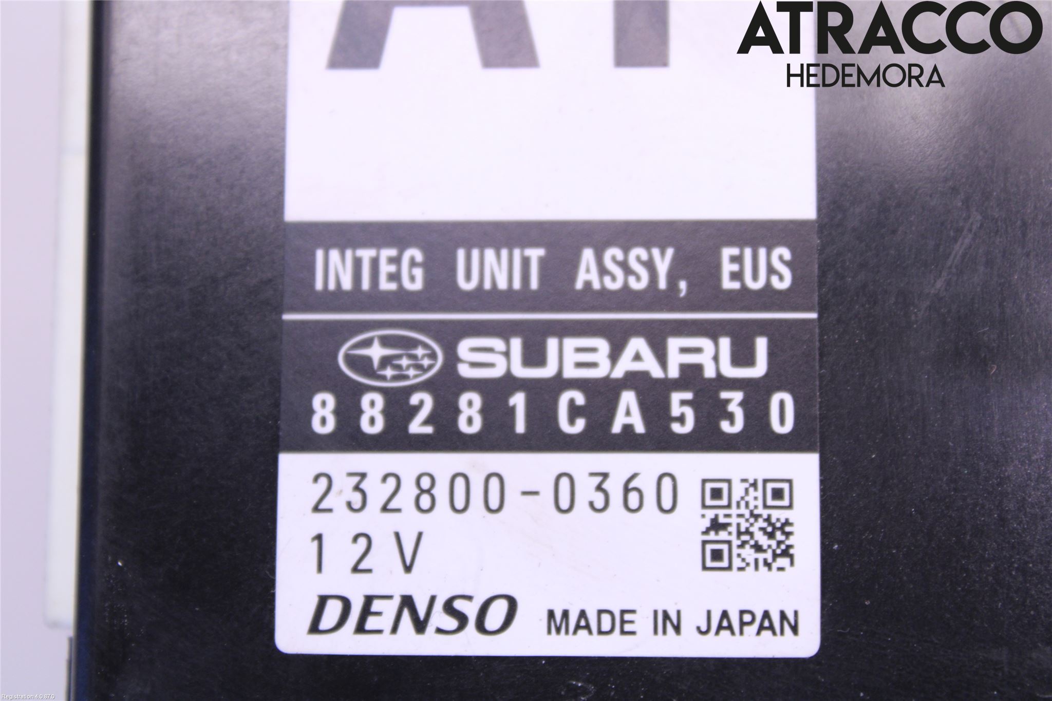 Toyota GT86 12- Säkringsdosa-Elcentral