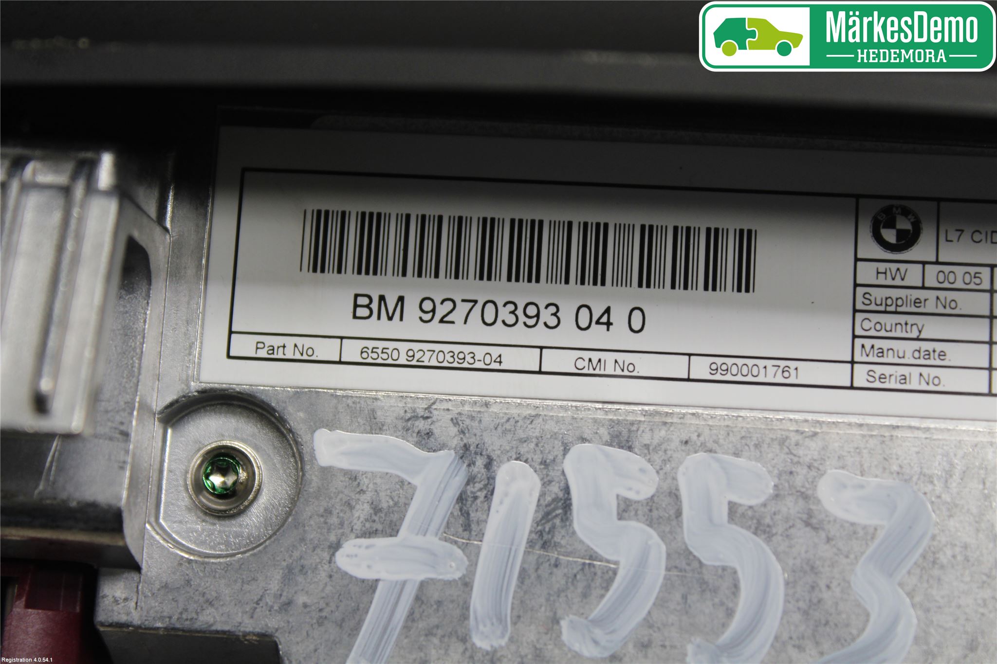 BMW 3 F30/F31/F80 12-19 Multifunktionsdisplay