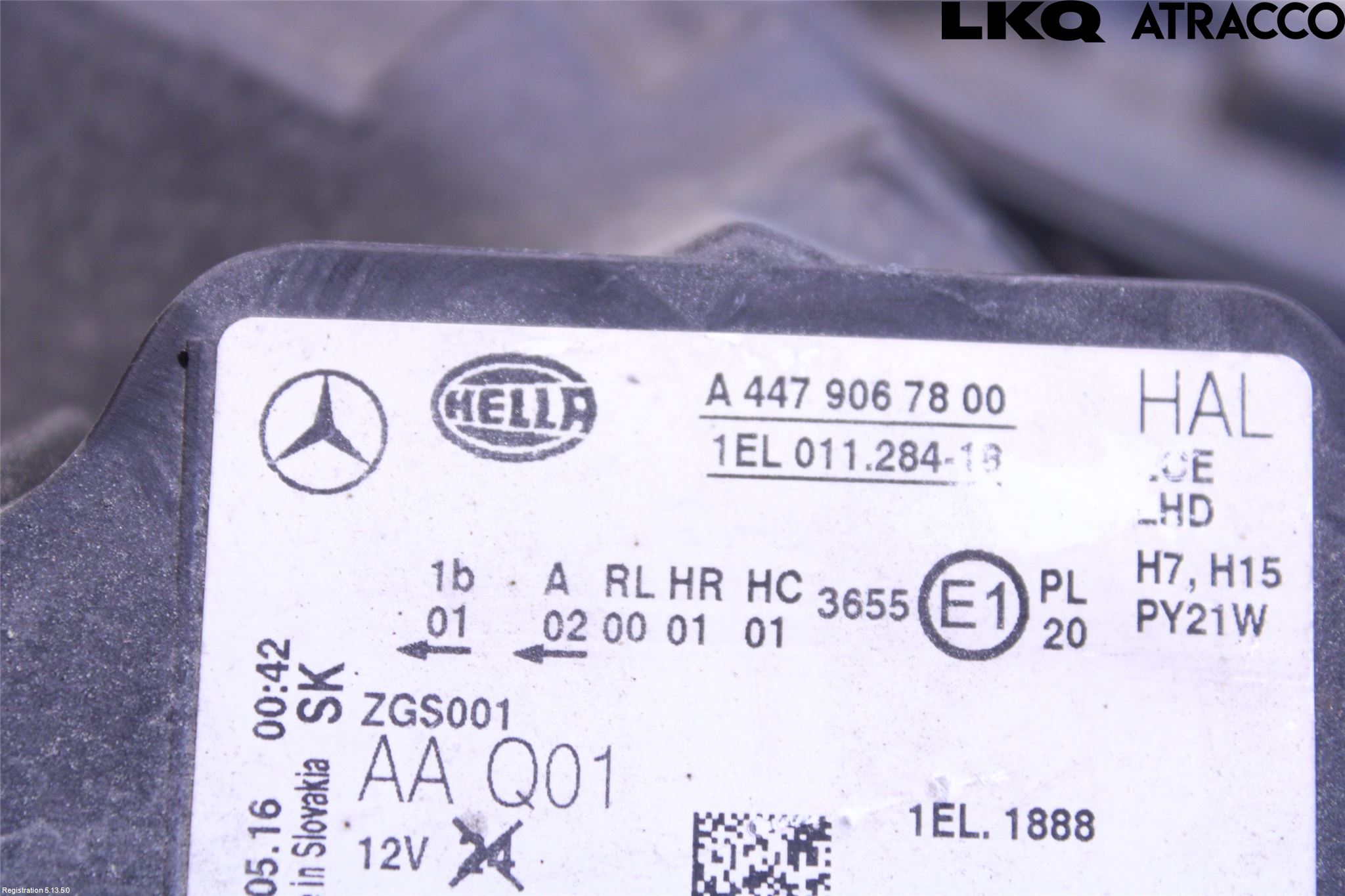 Mercedes-Benz MB VITO/V-KLASS (W640,W447,W448) 14- Strålkastare Höger