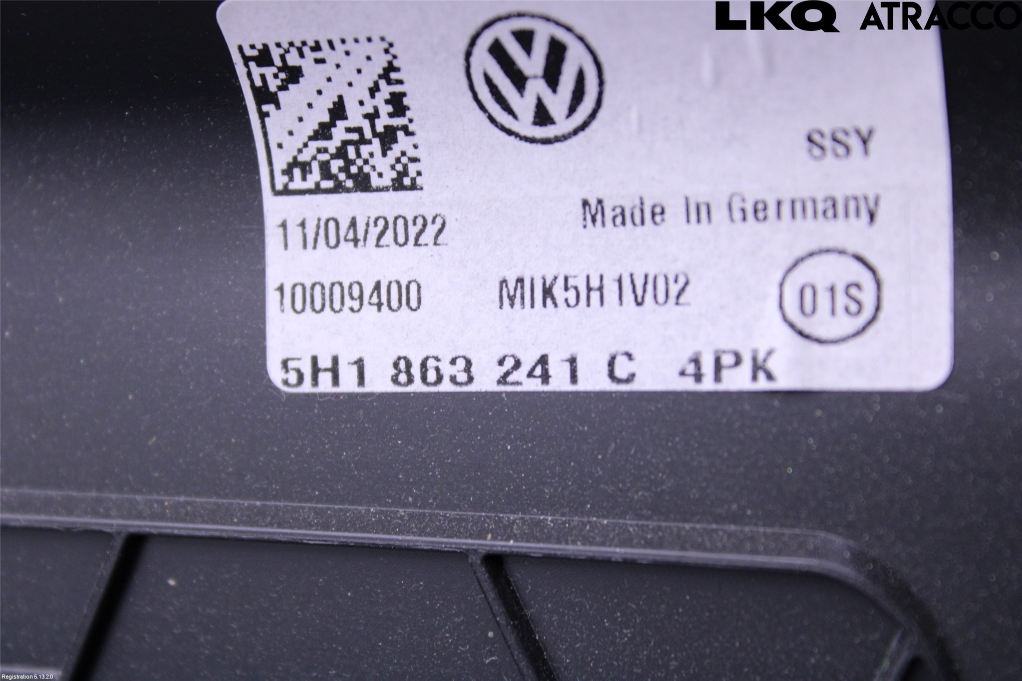 Volkswagen VW GOLF / E-GOLF VIII 20- Inr Tunnelfack