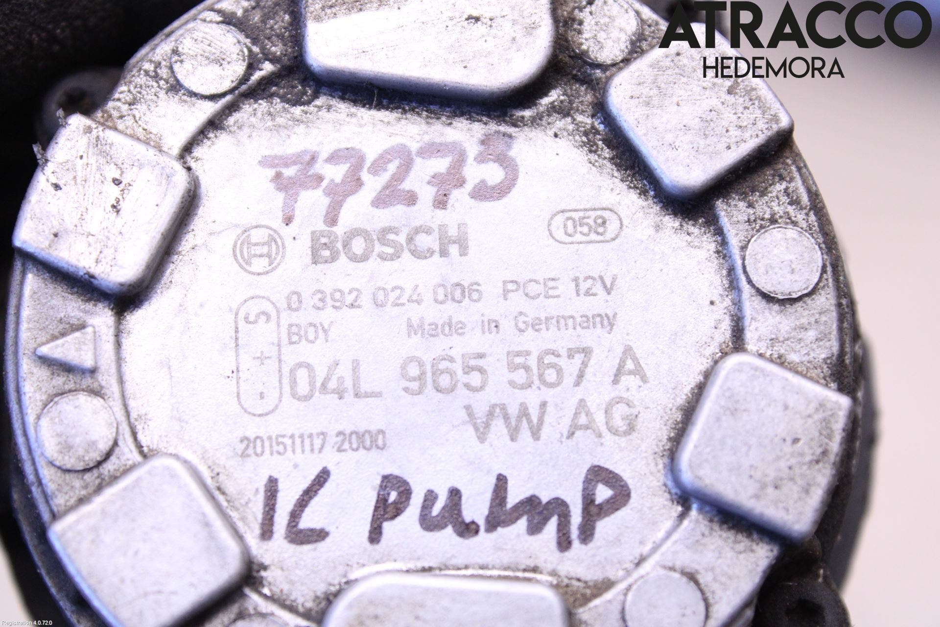 Skoda SUPERB 16-24 Värme Cirkulationspump