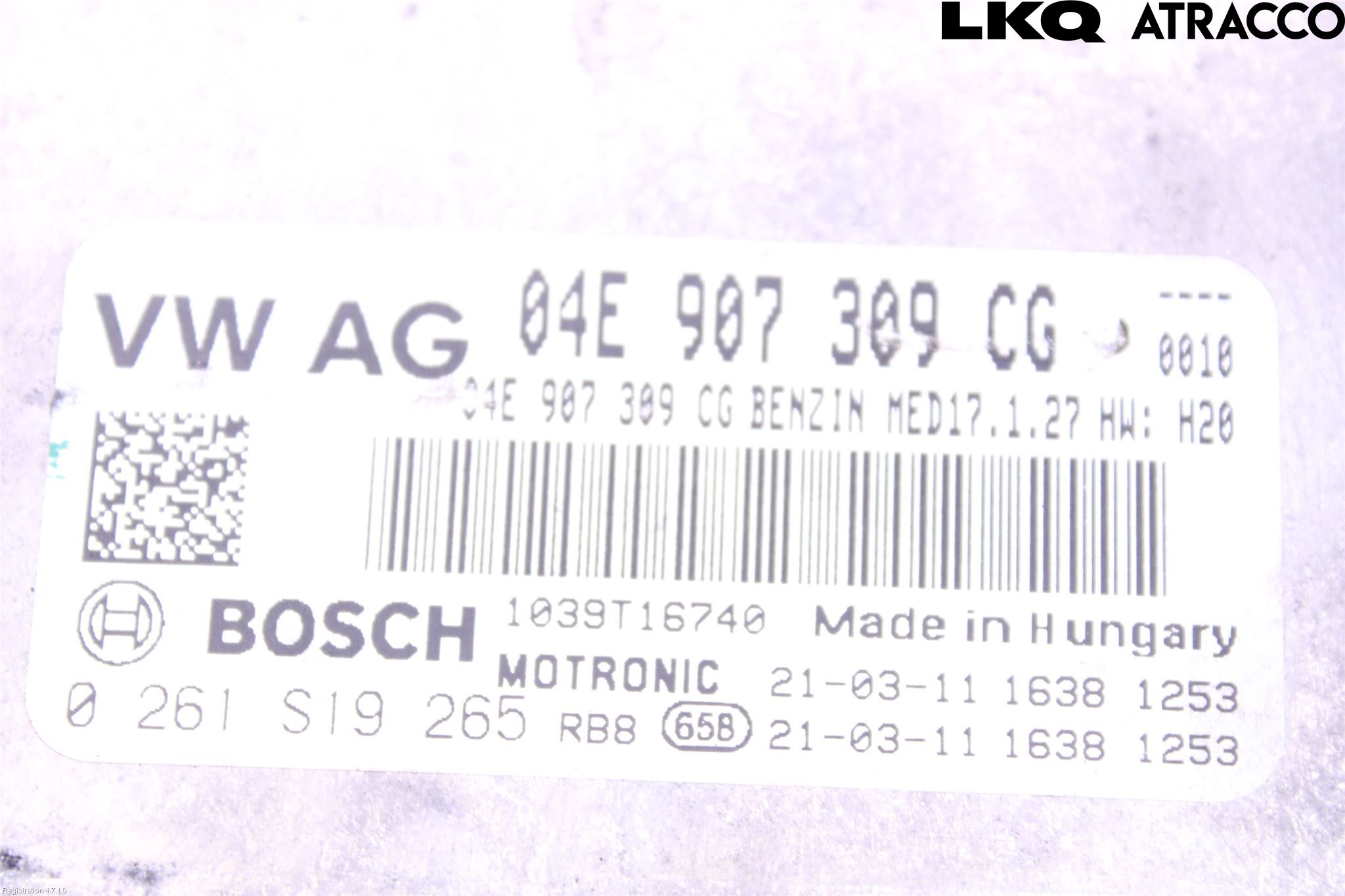 Audi Q3 F3 19- Styrenhet Insprut Bensin