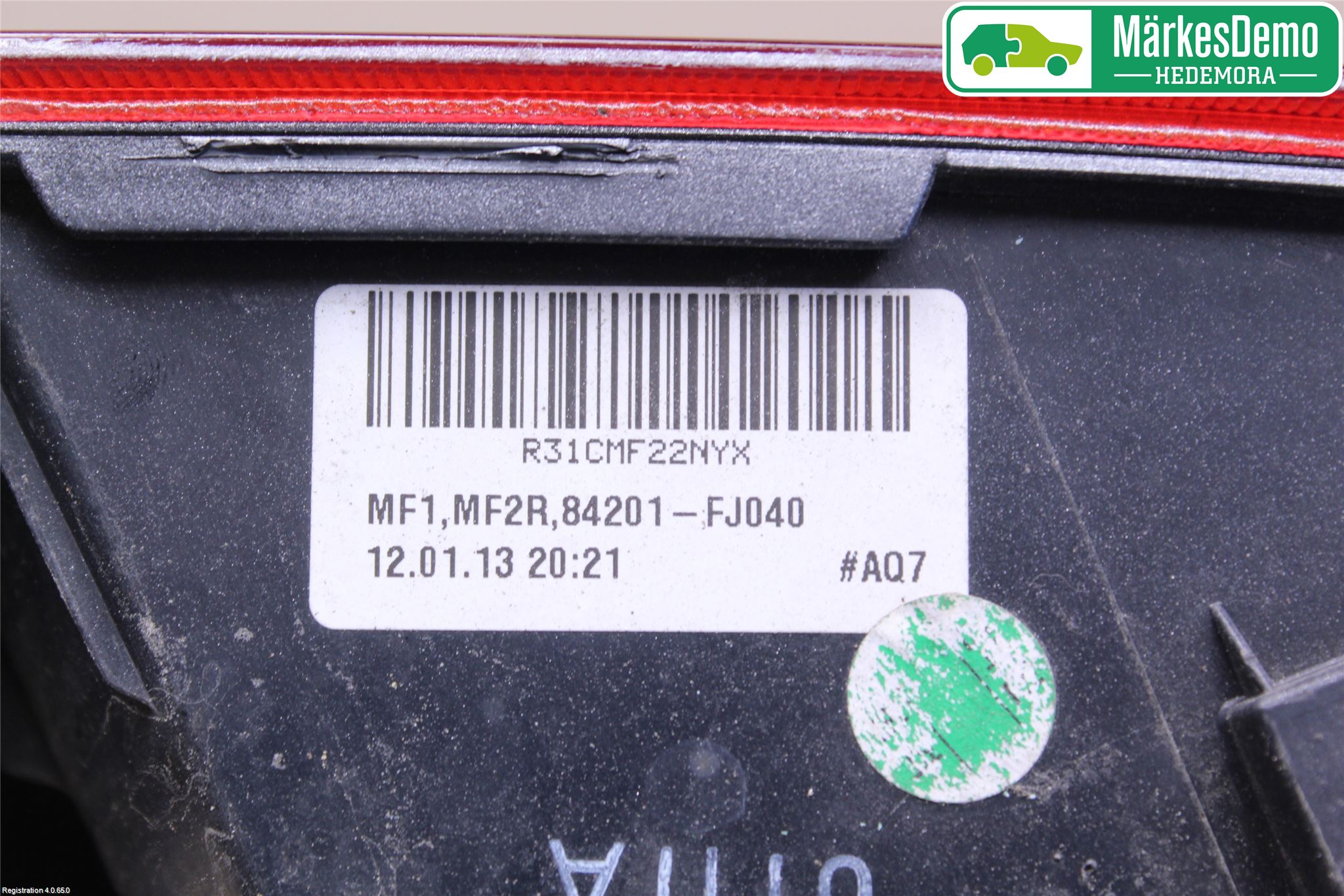 Subaru IMPREZA IV 13-17 Bakljus Höger