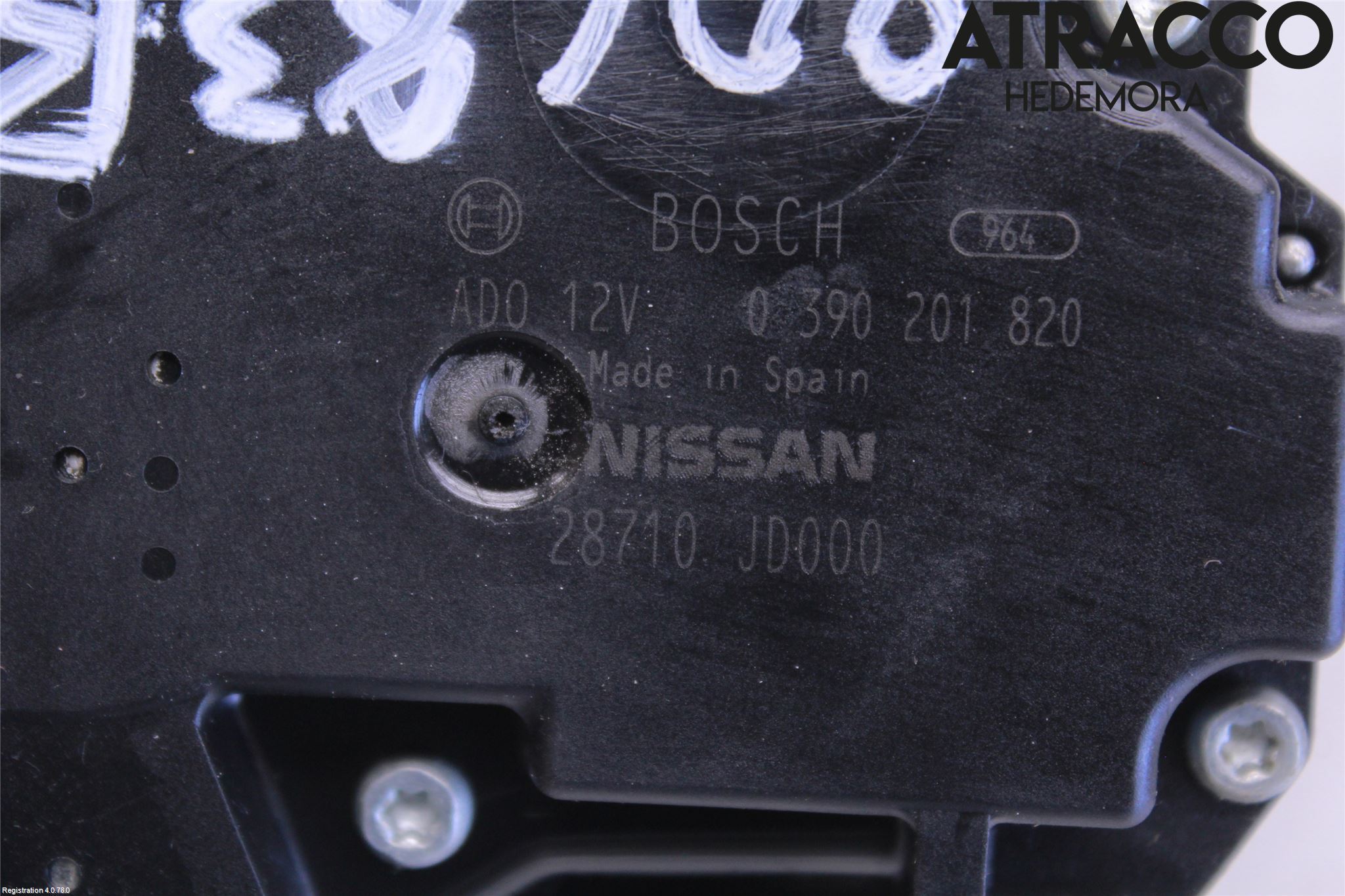 Nissan QASHQAI   07-10 Torkarmotor Baklucka