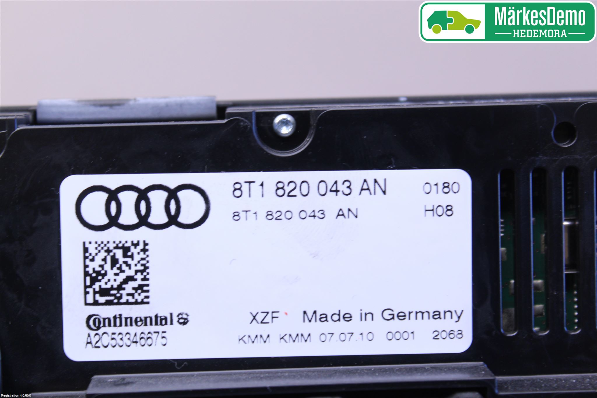 Audi Q5 09-16 Ac Styrenhet Ac Manöveren