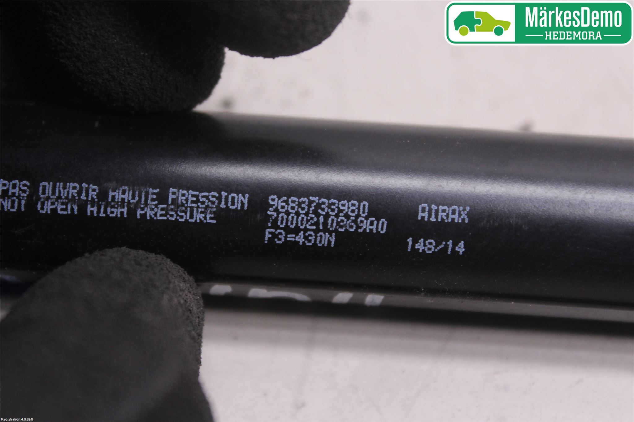 Citroen C3 10-17 Gasfjäder Baklucka