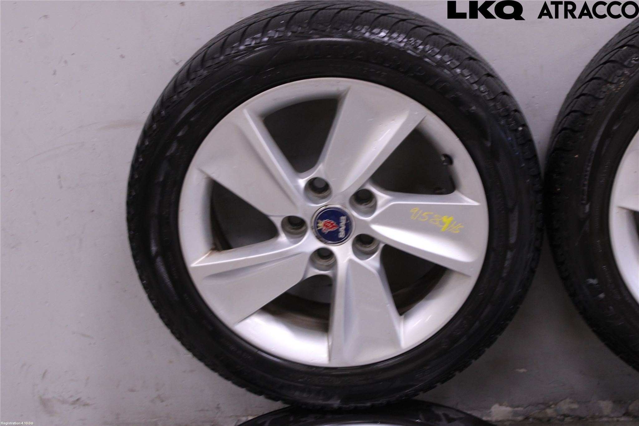 Saab 9-5 10-12 Vinterdäck Alumfälg 4St