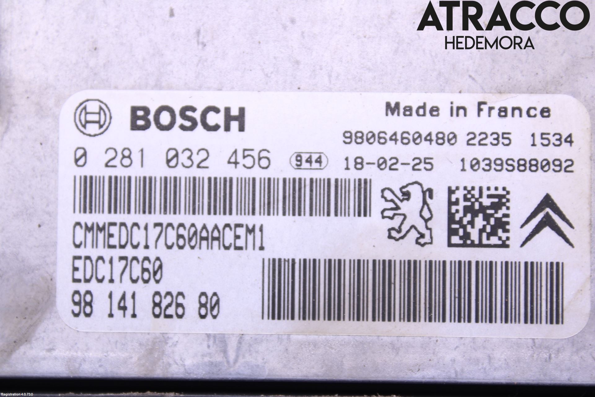 Peugeot PARTNER 16-18 Styrenhet Inspump Diesel