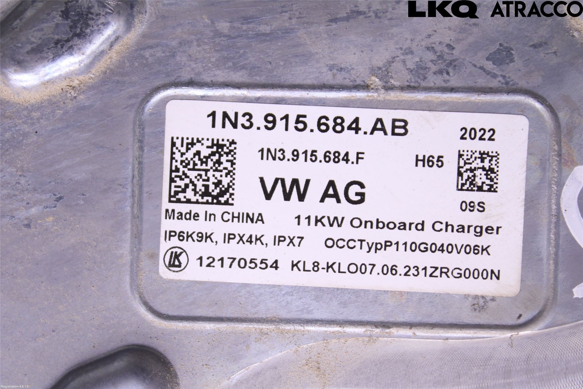 Volkswagen VW ID BUZZ/CARGO 22- Batteriladdare Högspänning