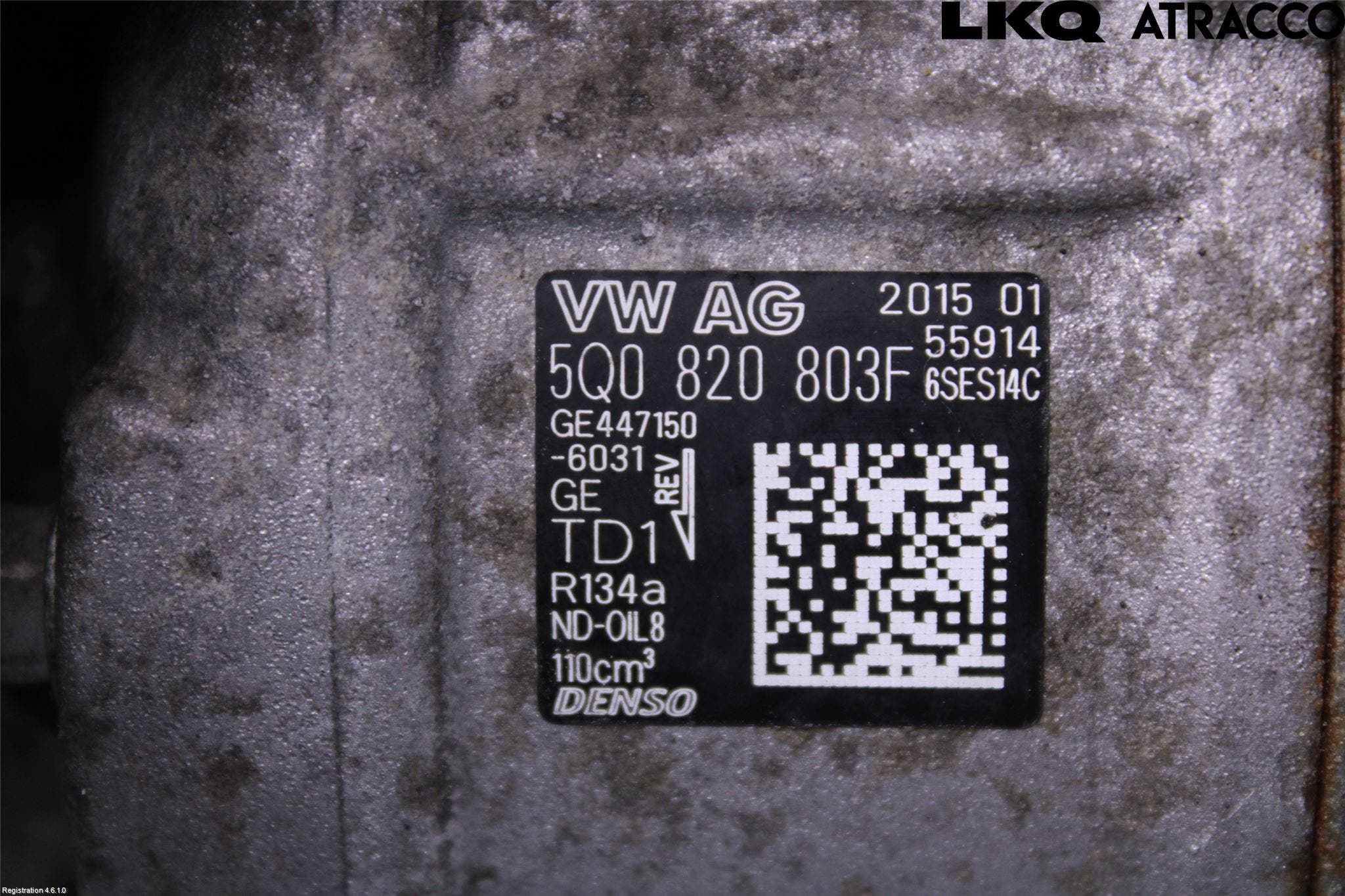 Volkswagen VW GOLF / E-GOLF VII 13-20 Ac Kompressor