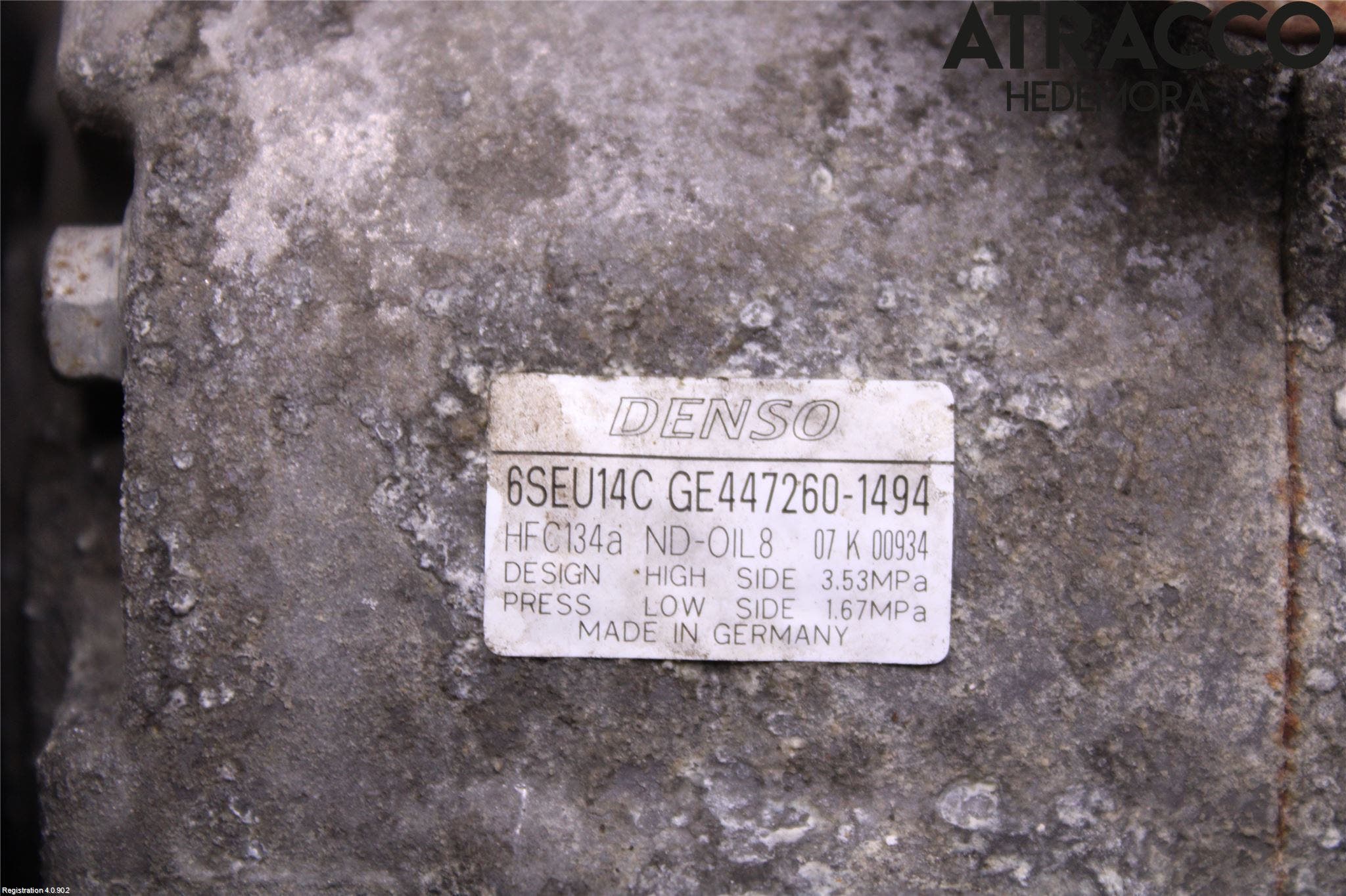 Toyota AURIS 07-09 Ac Kompressor