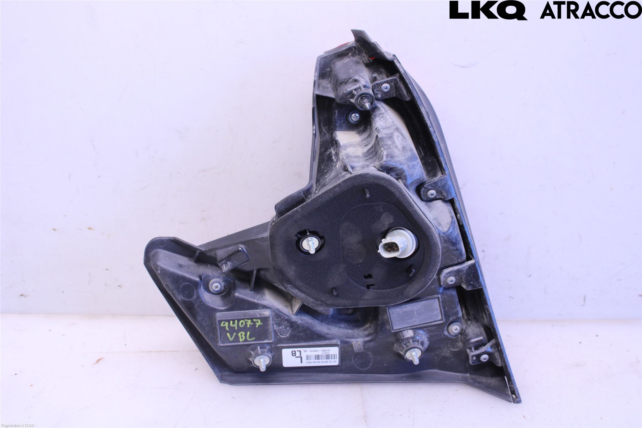 Toyota C-HR 16-23 Bakljus Lucka Vä