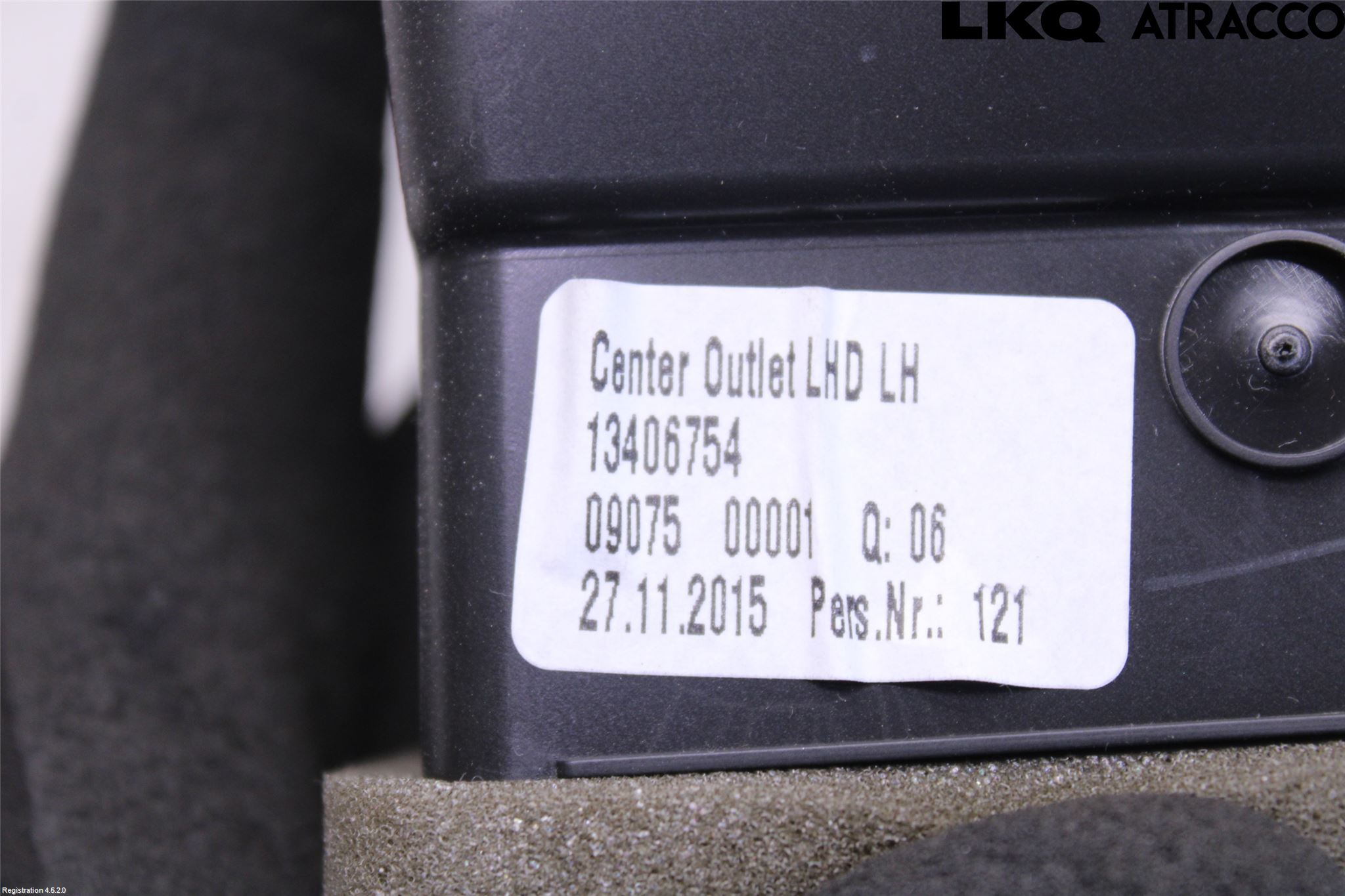 Opel ASTRA K 16-22 Defrosterkanal-Munstycke