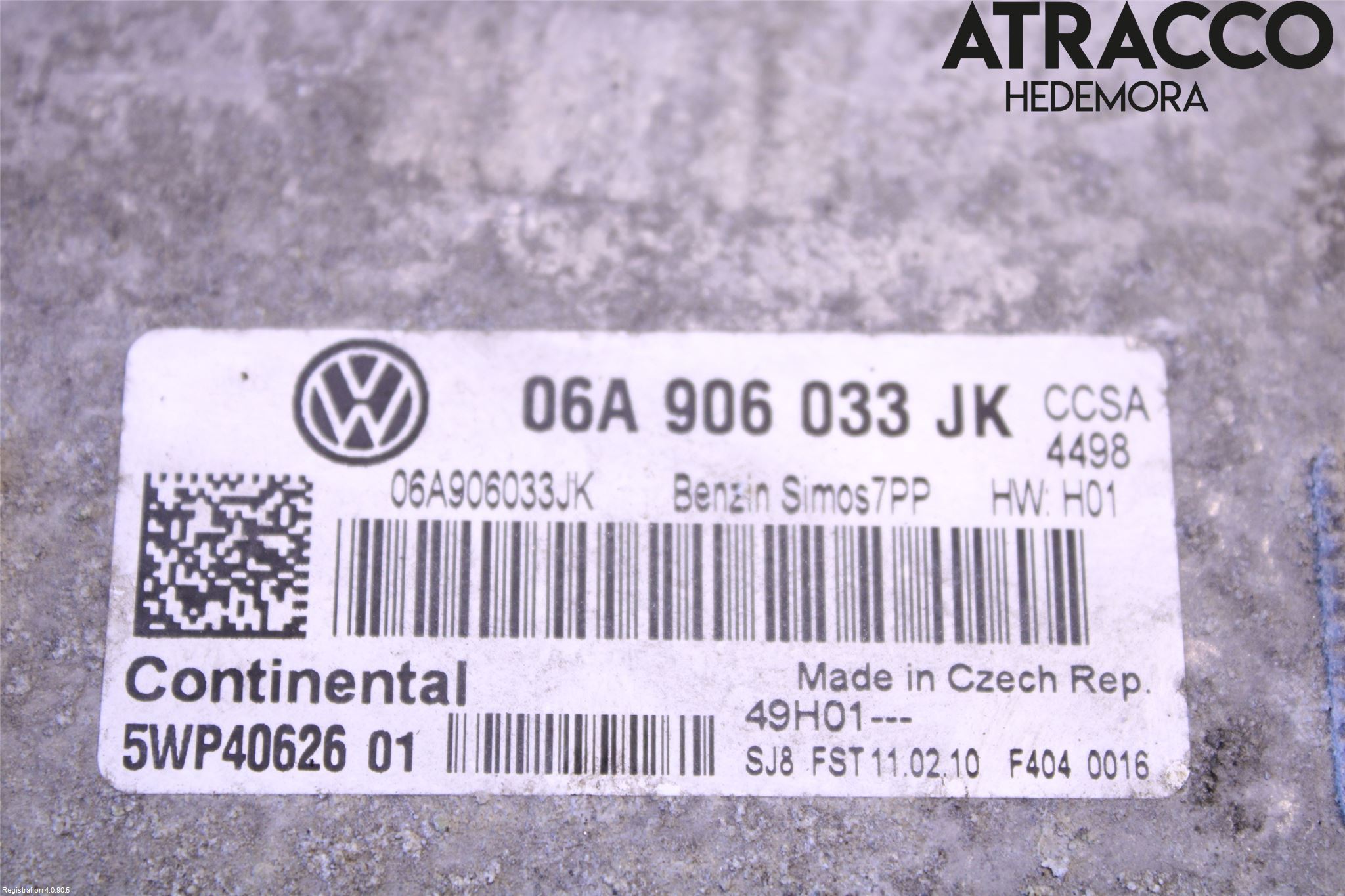 Volkswagen VW GOLF VI 09-13 Styrenhet Inspump Diesel