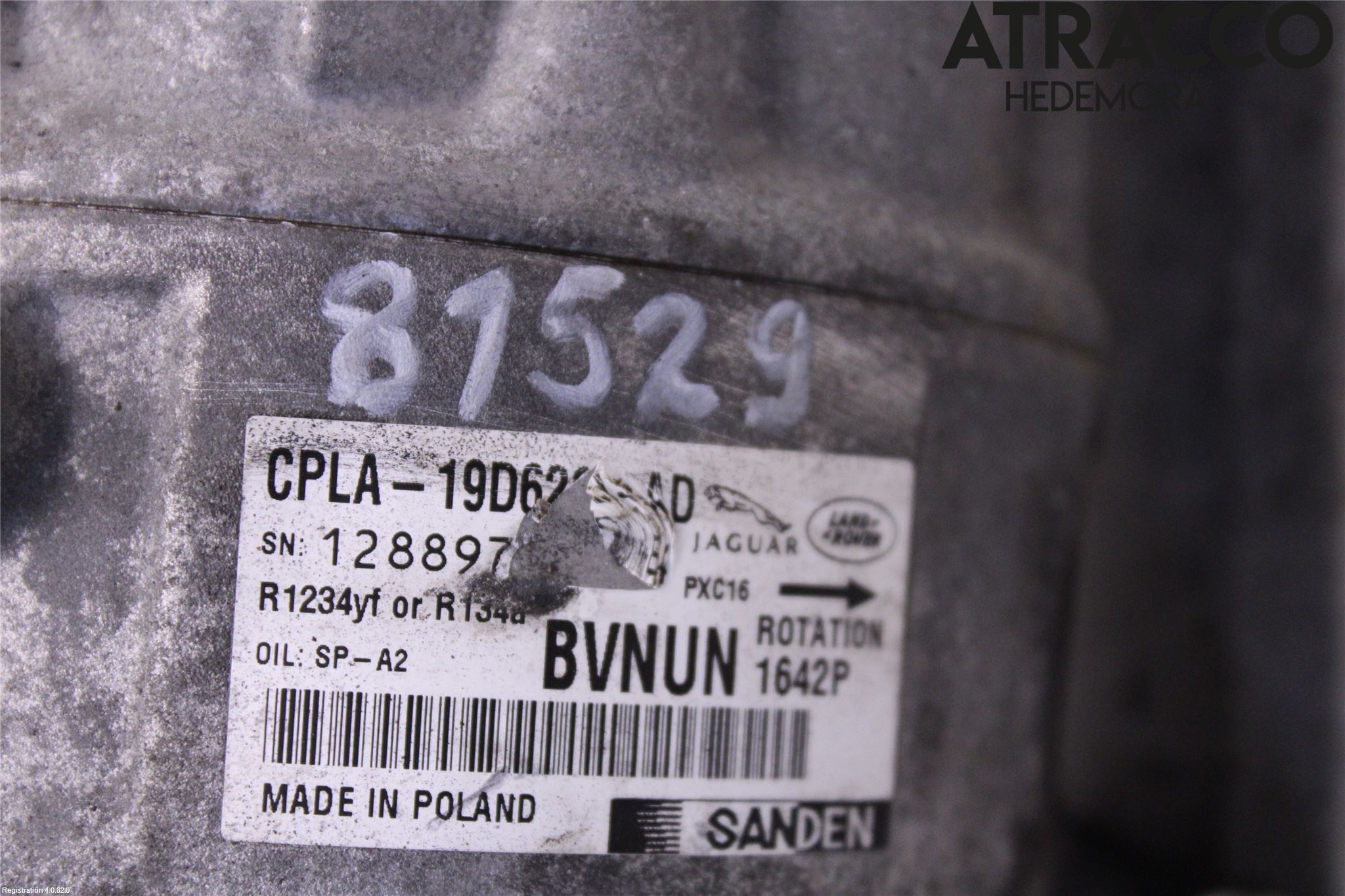 Landrover RANGE ROVER SPORT (L494) 14-22 Ac Kompressor