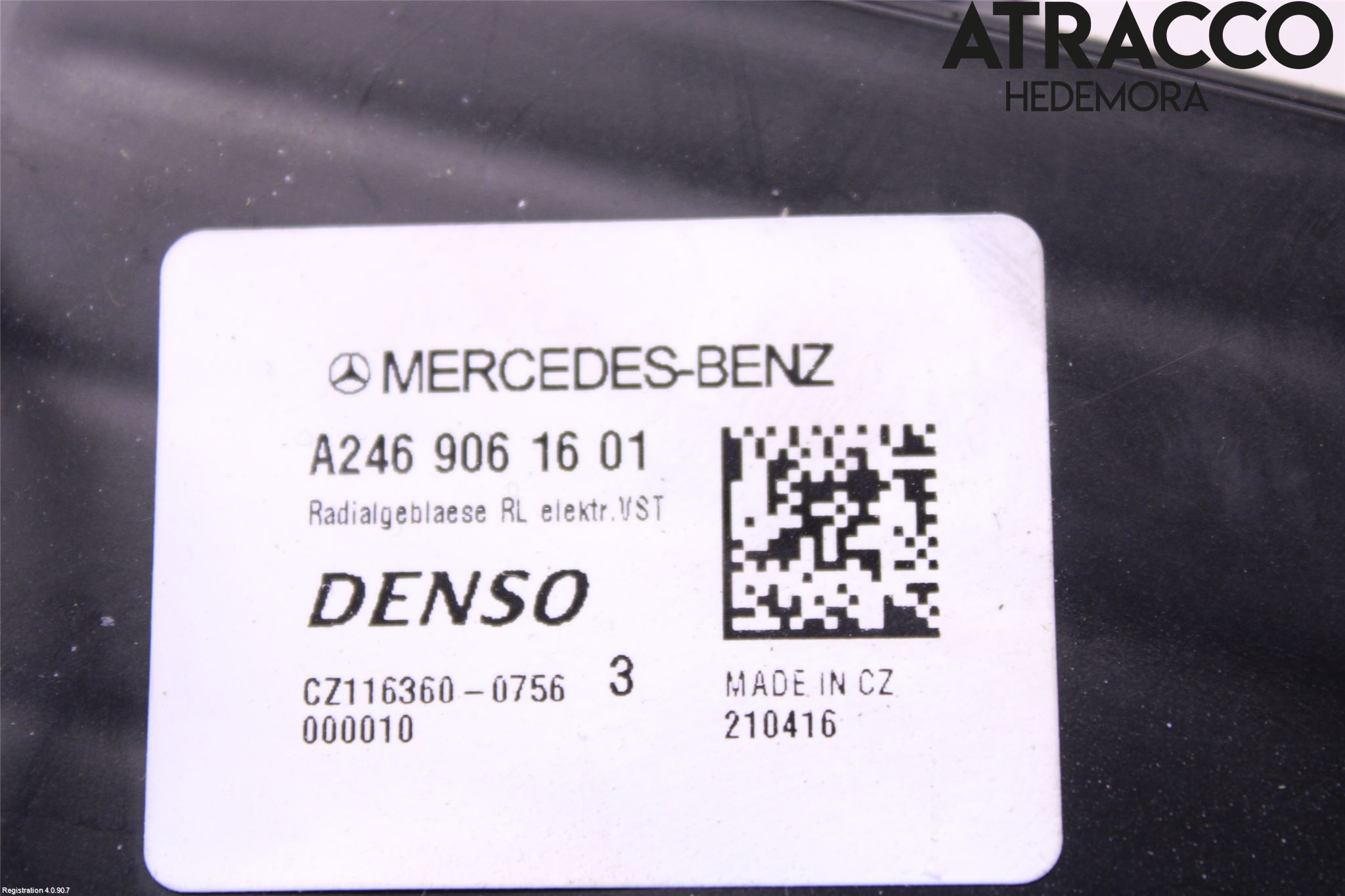 Mercedes-Benz MB CLA-KLASS (C117/X117) 13-19 Ac Värmefläkt