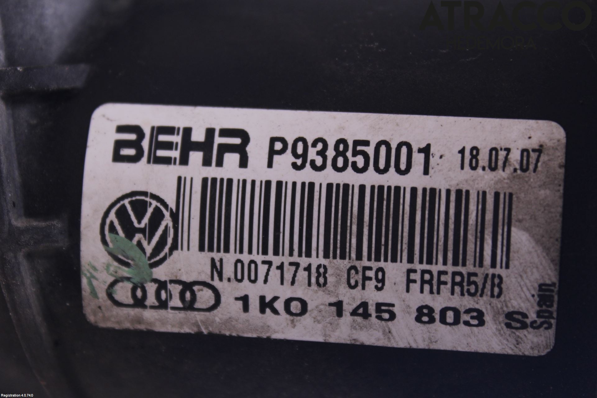 Skoda OCTAVIA (1Z) 05-13 Laddluft-Intercooler Kyl