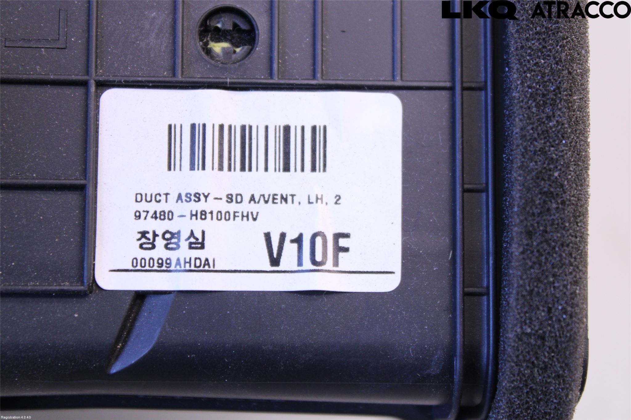 Kia RIO 17- Defrosterkanal-Munstycke