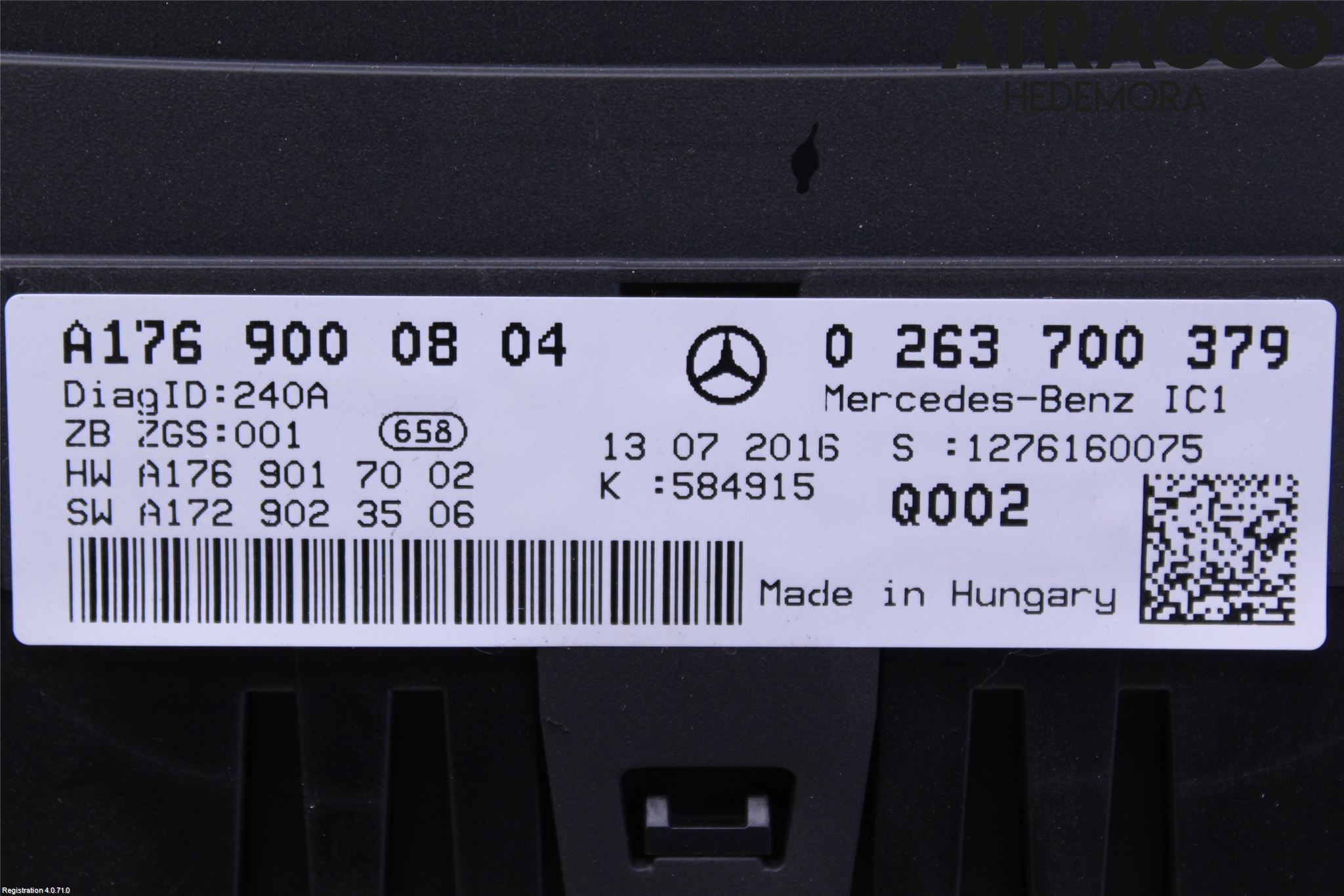 Mercedes-Benz MB A-KLASS (W176) 13-18 Instrument Komb