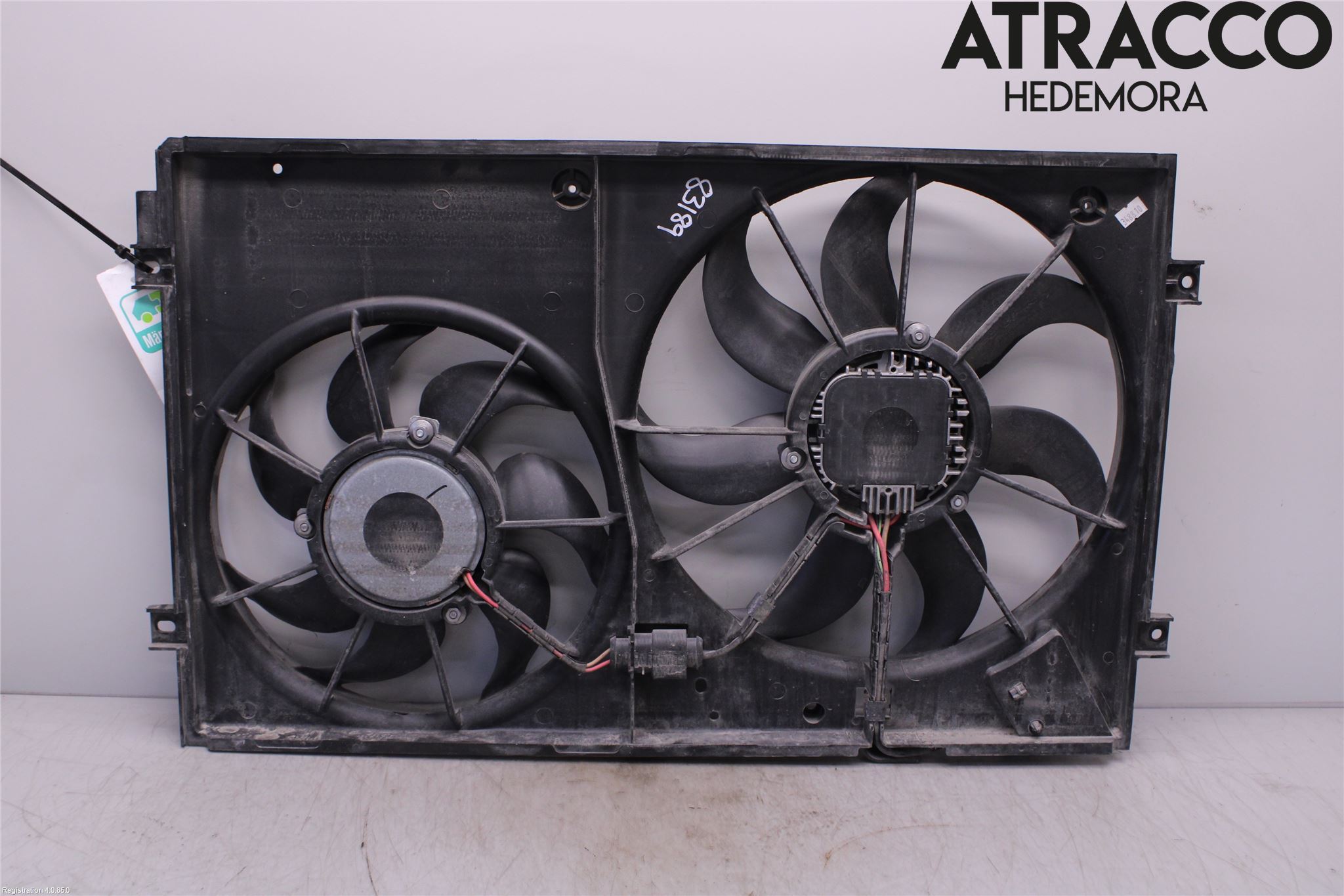 Volkswagen VW SCIROCCO 09-17 Kylfläkt El