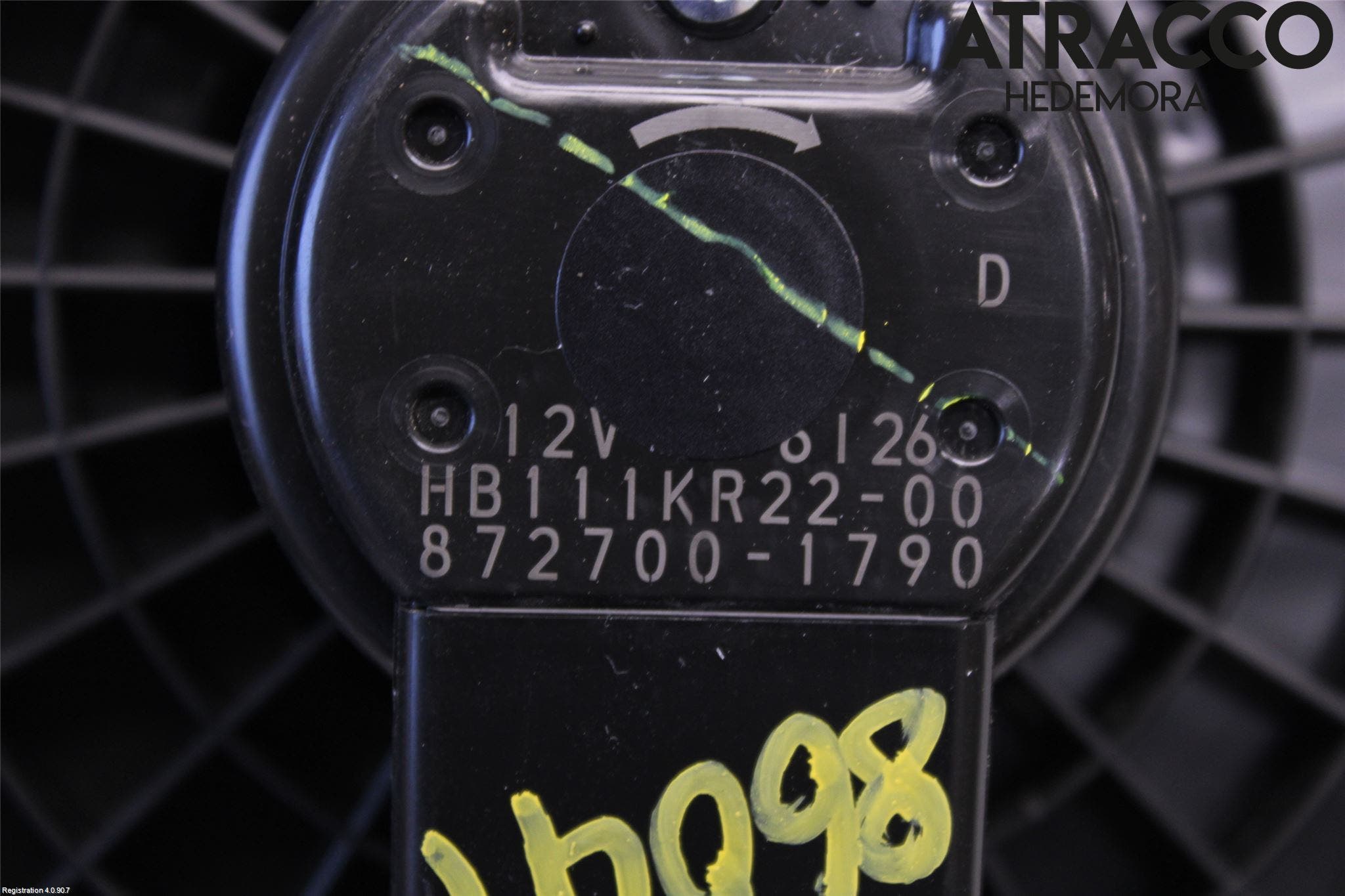 Mazda 3 III 14-19 Ac Värmefläkt