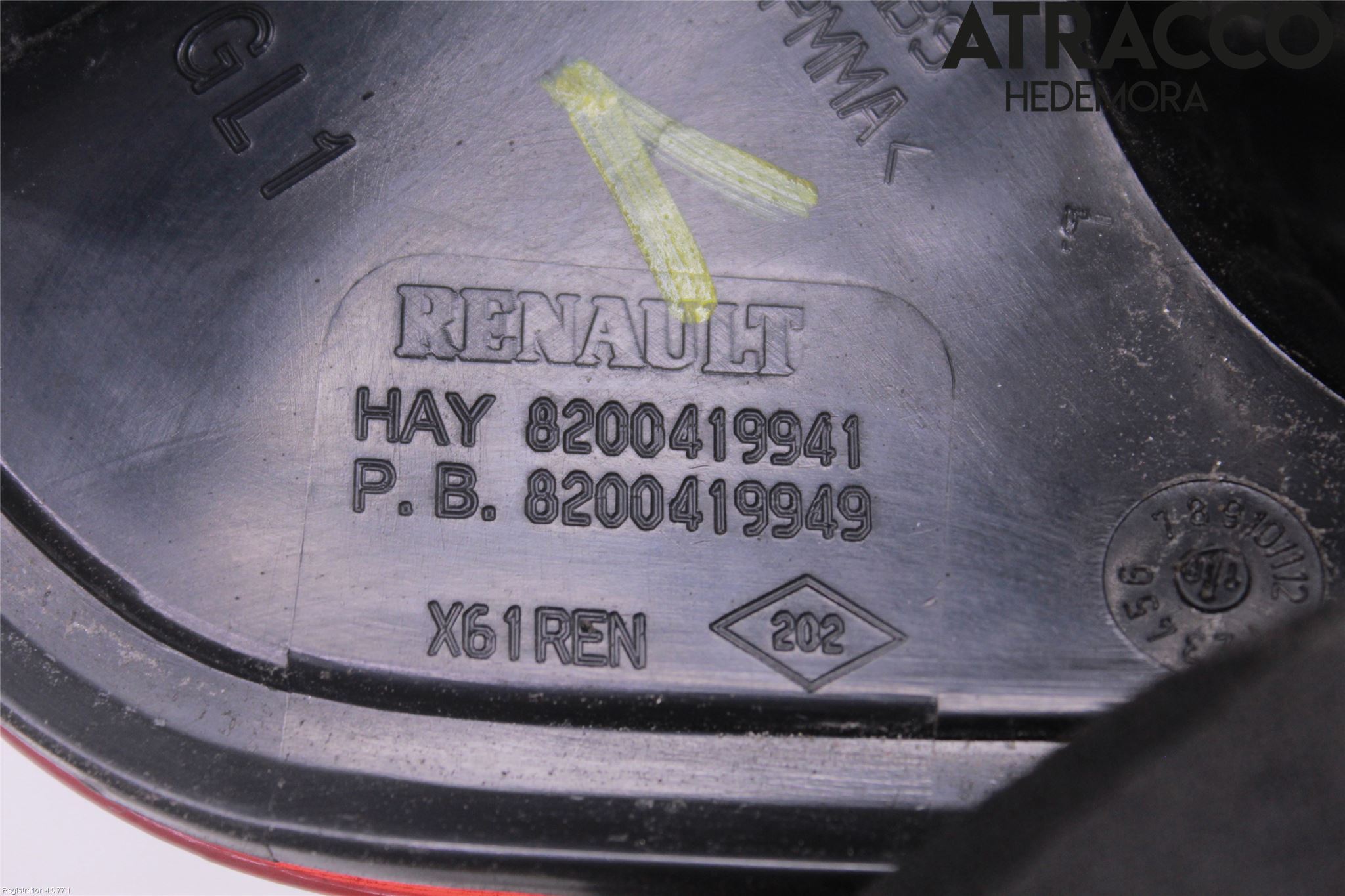 Renault KANGOO II 08-14 Bakljus Vänster