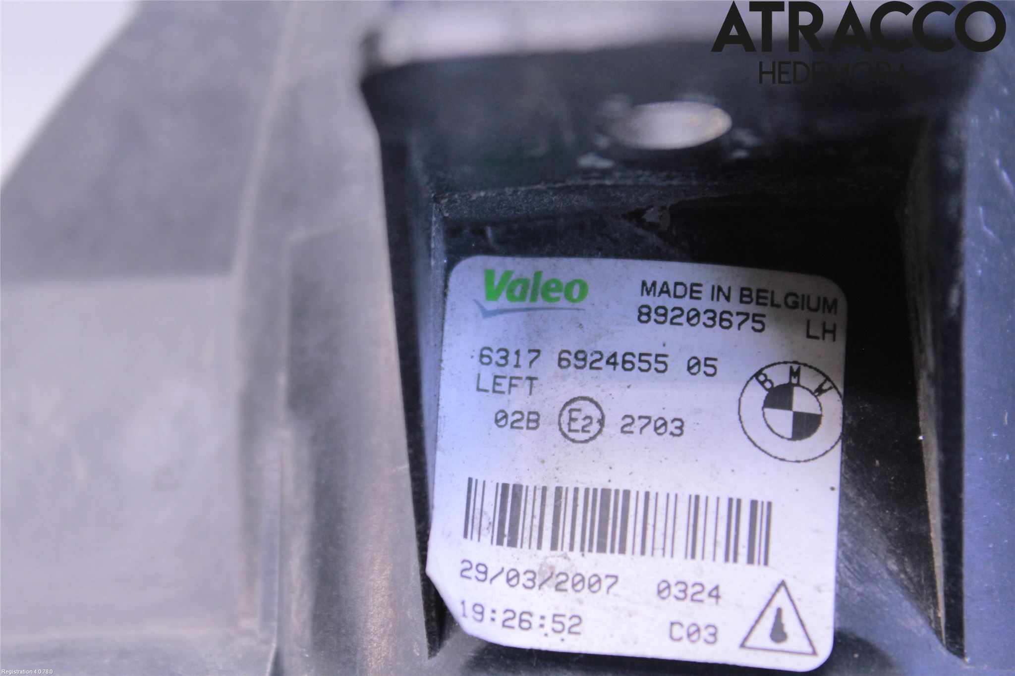 BMW X3 E83     03-10 Dimljus-Varselljus Fram
