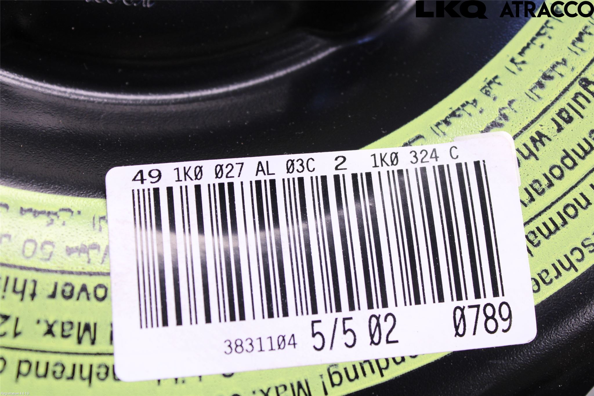 Volkswagen VW GOLF VI 09-13 Hjul Reservhjul Minityp