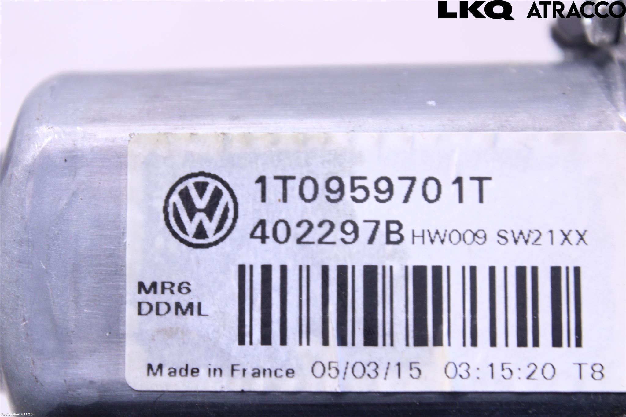 Volkswagen VW CADDY 11-15 Fönsterhissmotor