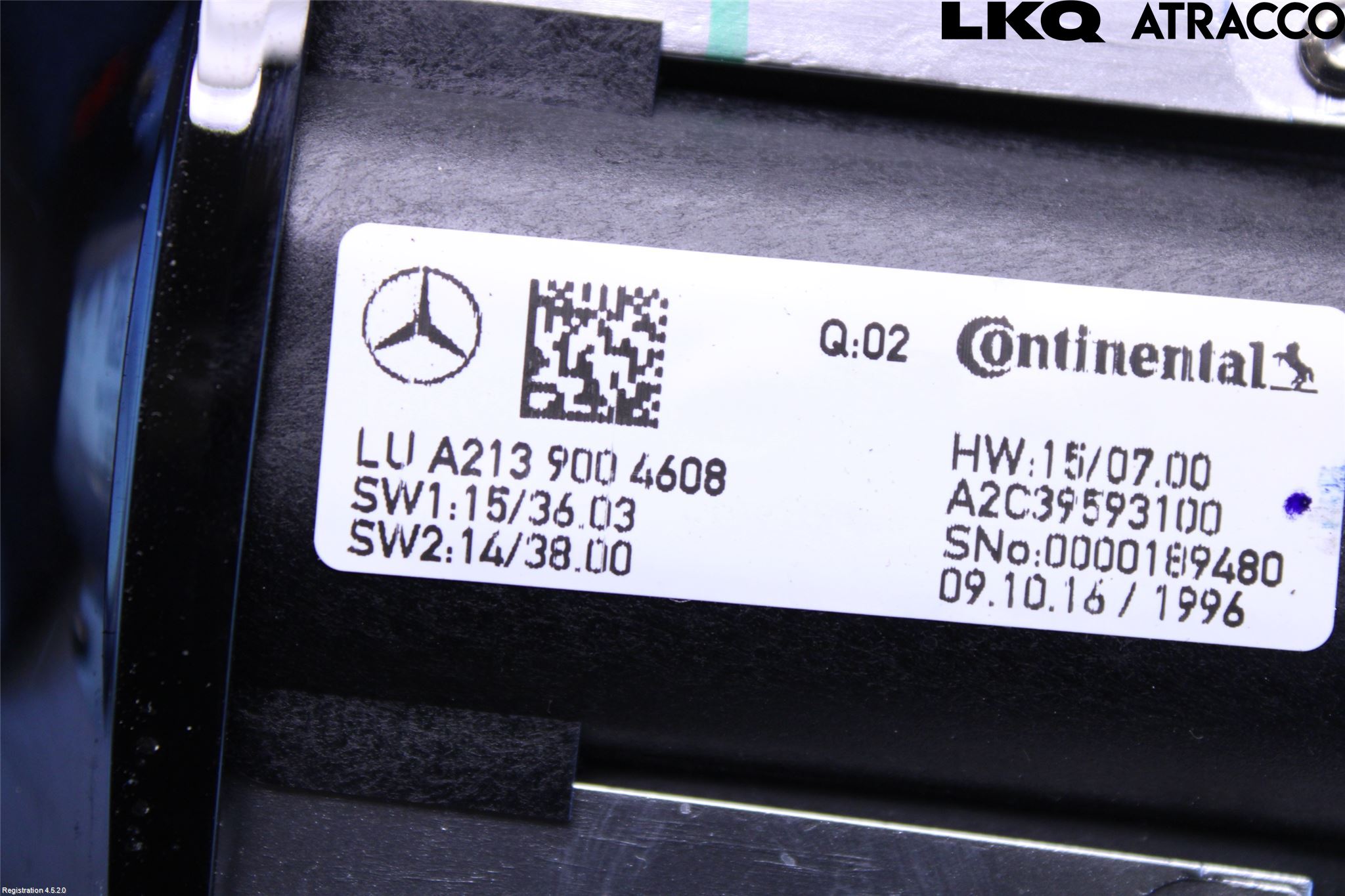 Mercedes-Benz MB E-KLASS (W213) 16-23 Strömställare Färddator