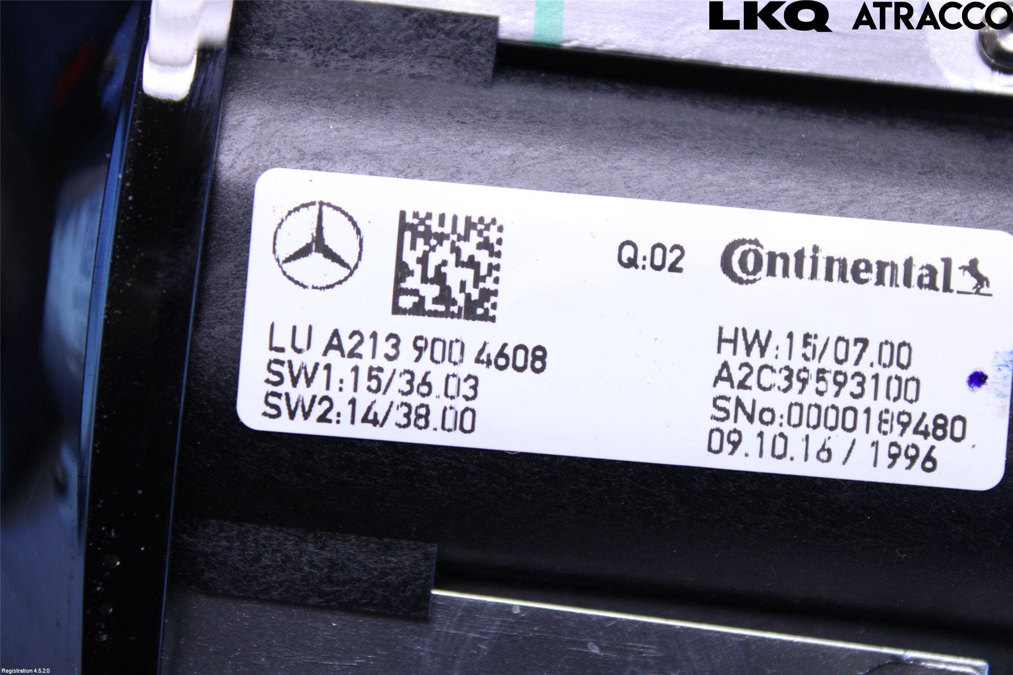 Mercedes-Benz MB E-KLASS (W213) 16-23 Strömställare Färddator