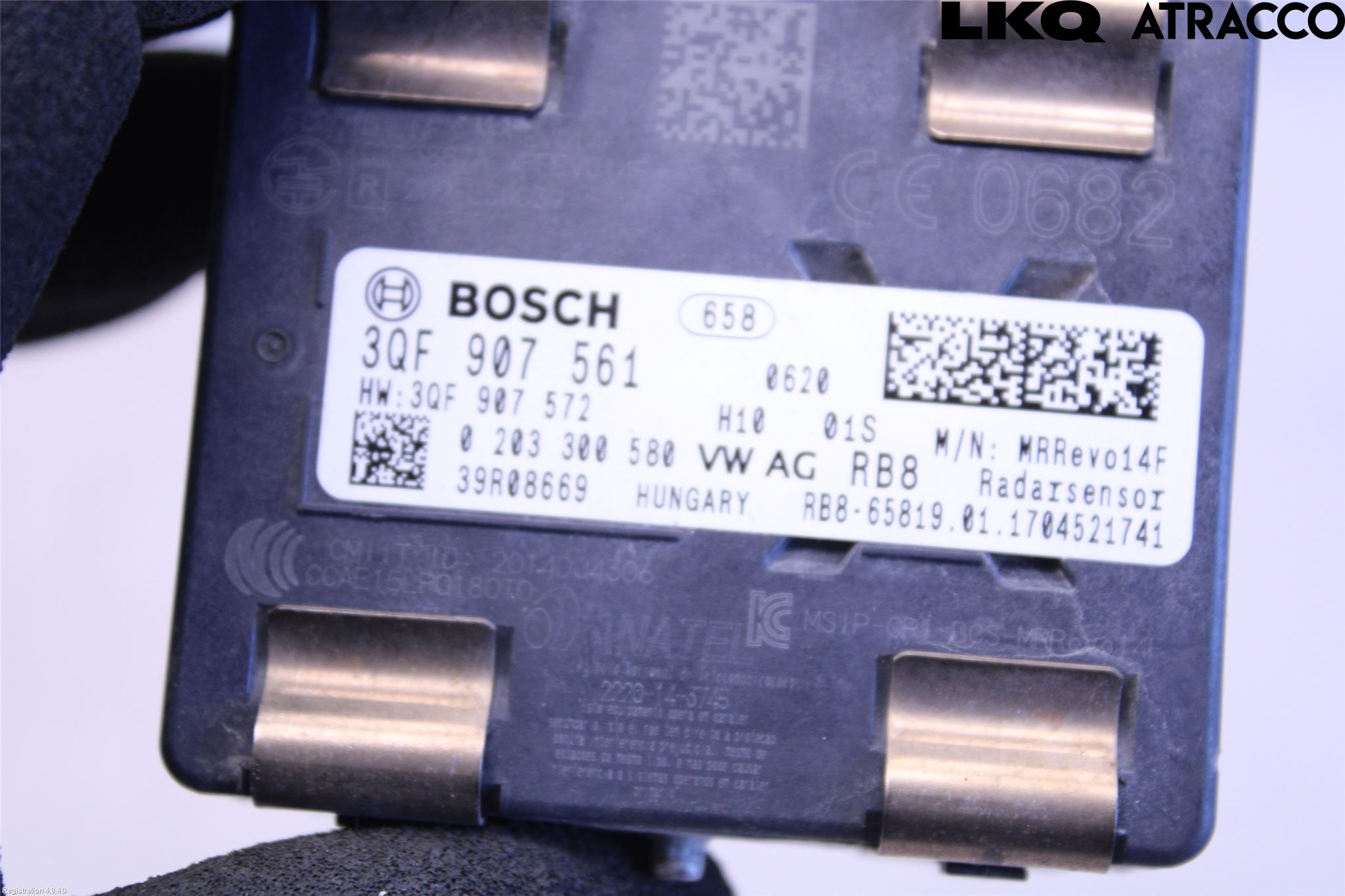 Volkswagen VW GOLF / E-GOLF VII 13-20 Sensor Adaptiv Farthållare