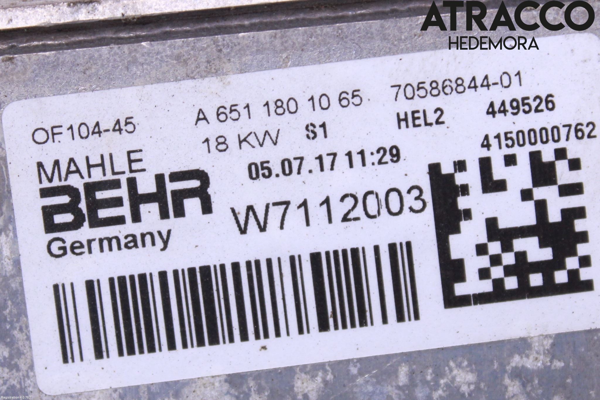 Mercedes-Benz MB CLA-KLASS (C117/X117) 13-19 Oljekylare Motor
