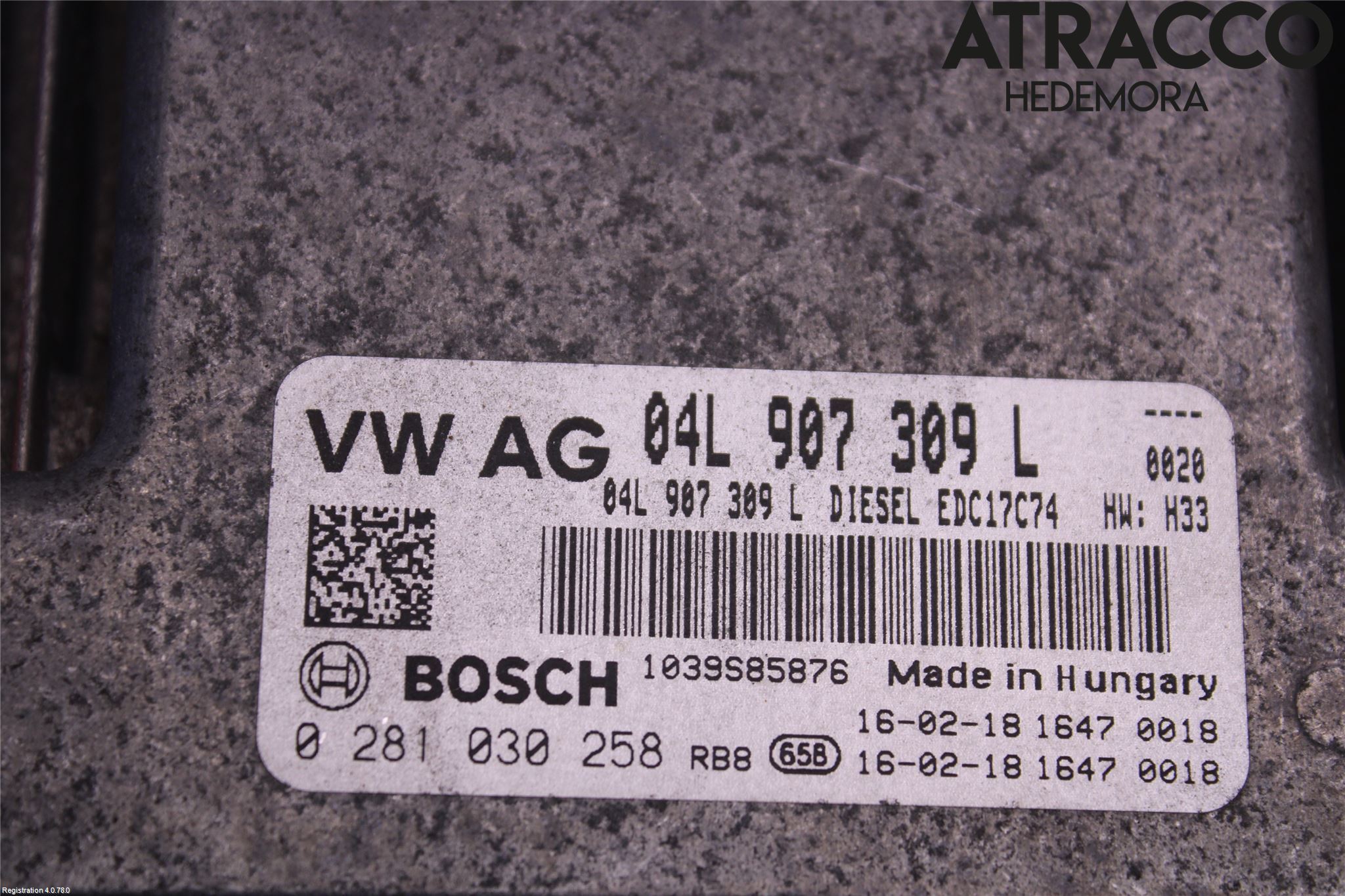 Audi A4/S4 B9 16-19 Styrenhet Inspump Diesel