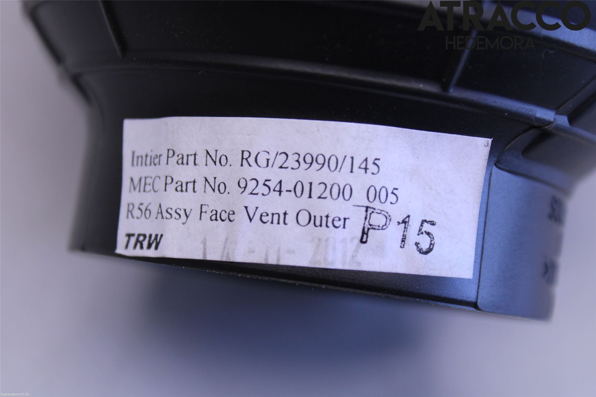 Mini COUPE R56 05-14 Defrosterkanal-Munstycke