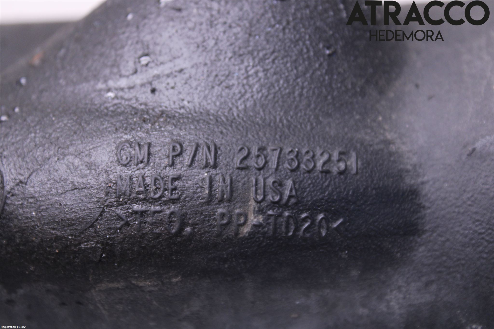 Cadillac SRX Laddluft-Intercoolerrör