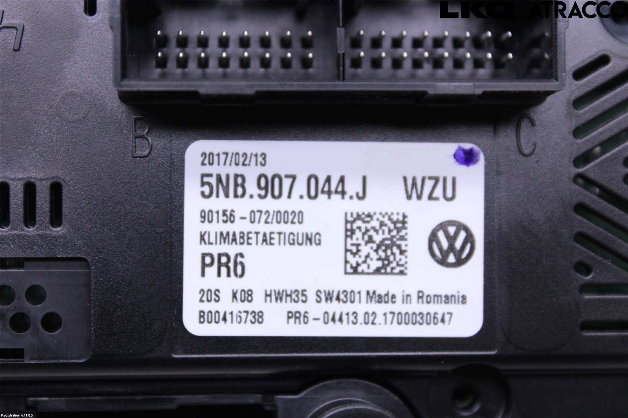 Volkswagen VW TIGUAN 16-24 Ac Styrenhet Ac Manöveren