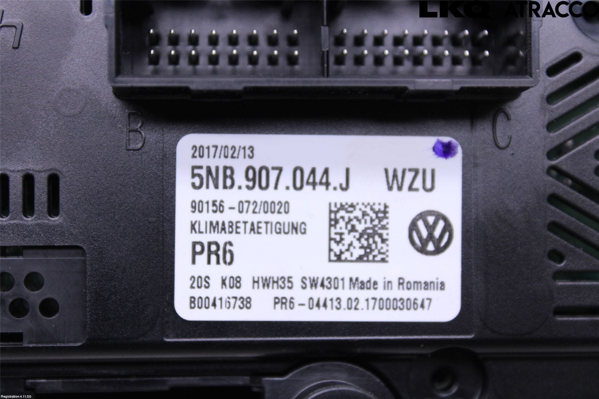 Volkswagen VW TIGUAN 16-24 Ac Styrenhet Ac Manöveren