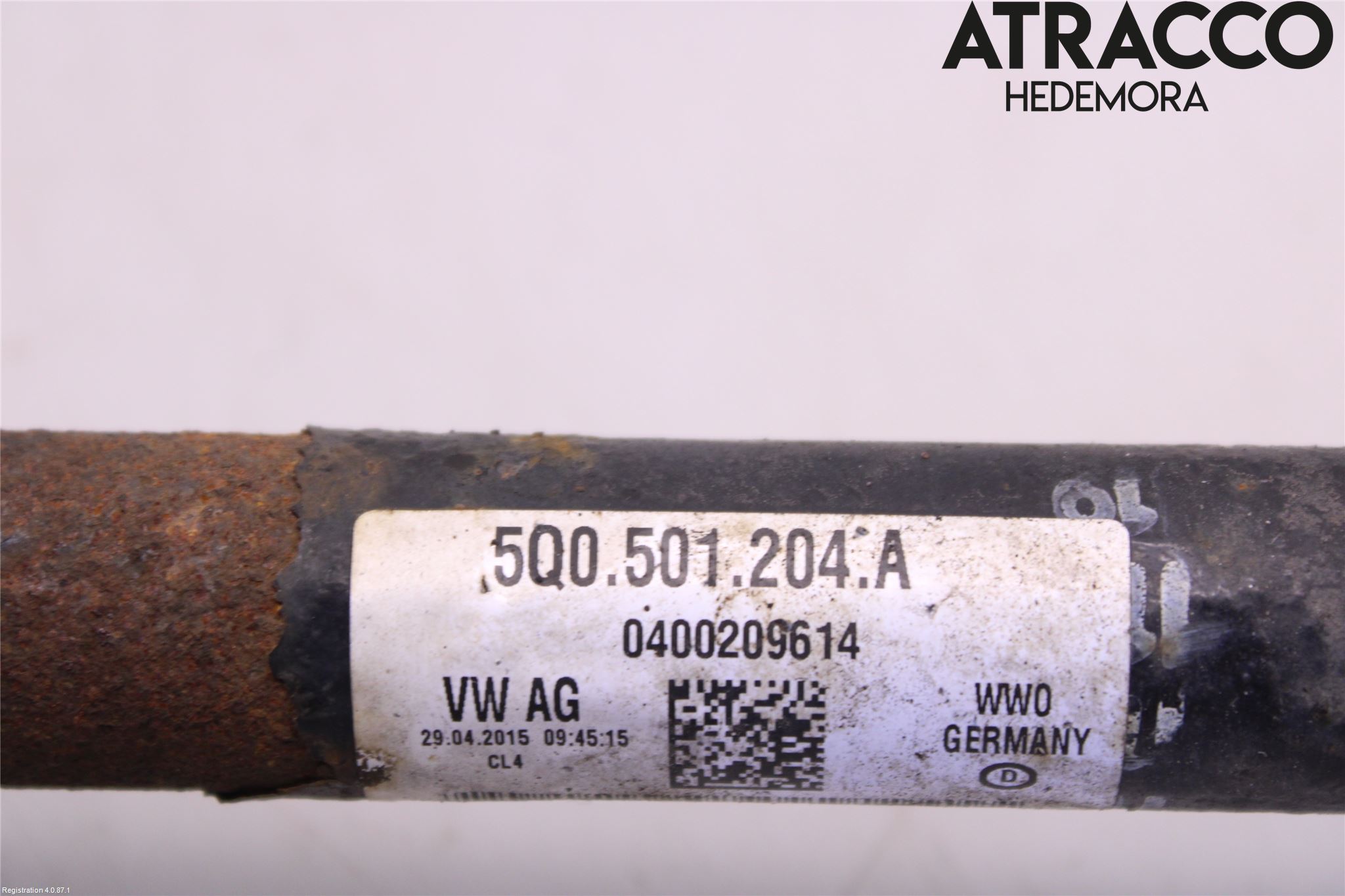 Audi A3/S3 8V 13-20 Drivaxel Bak Höger