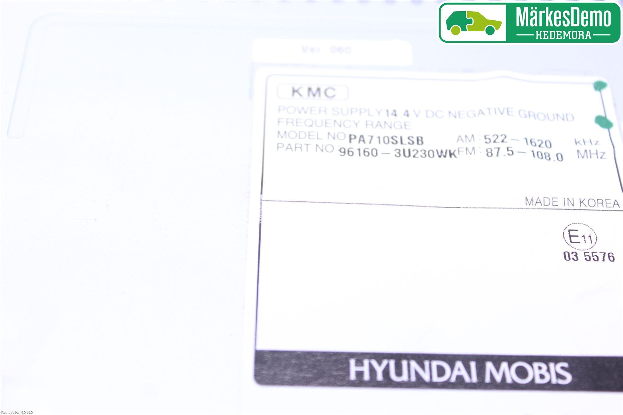 Kia SPORTAGE (SL) 11-15 Cd Radio - Multimediapanel