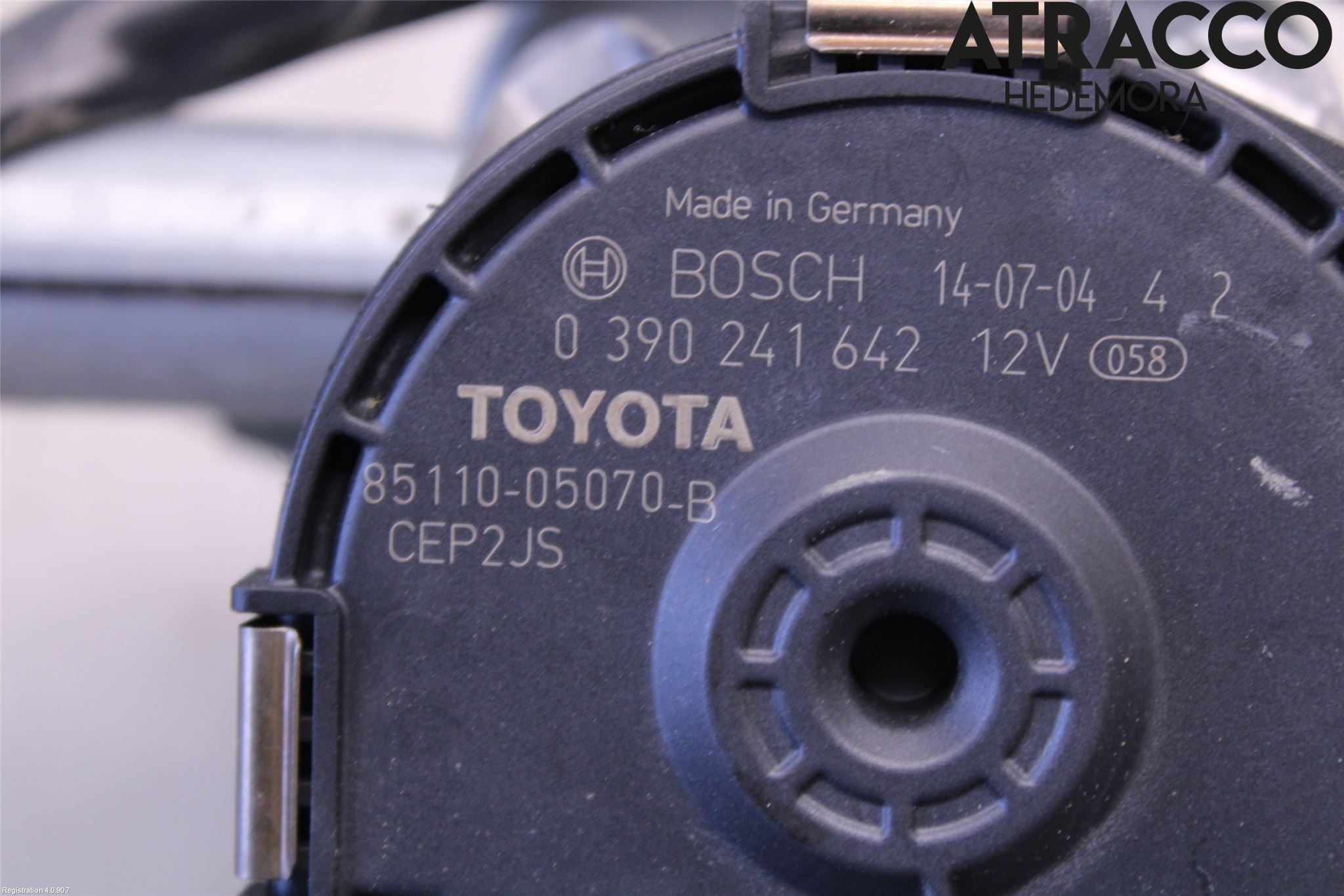 Toyota AVENSIS 09-15 Torkarmotor Vindruta