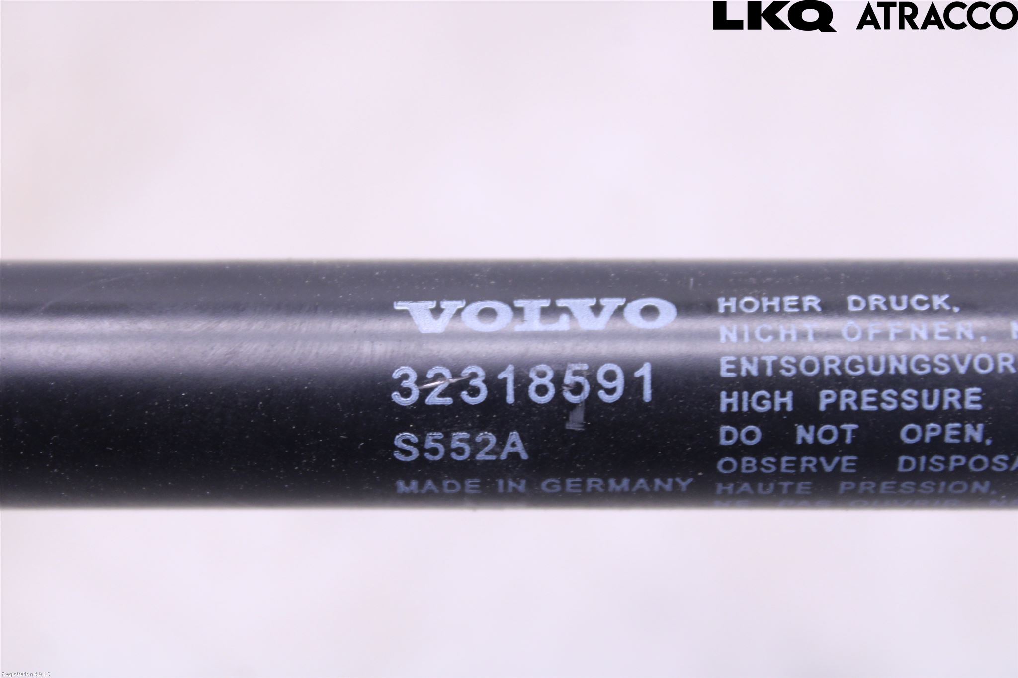 Volvo XC60 18- Gasfjäder Motorhuv