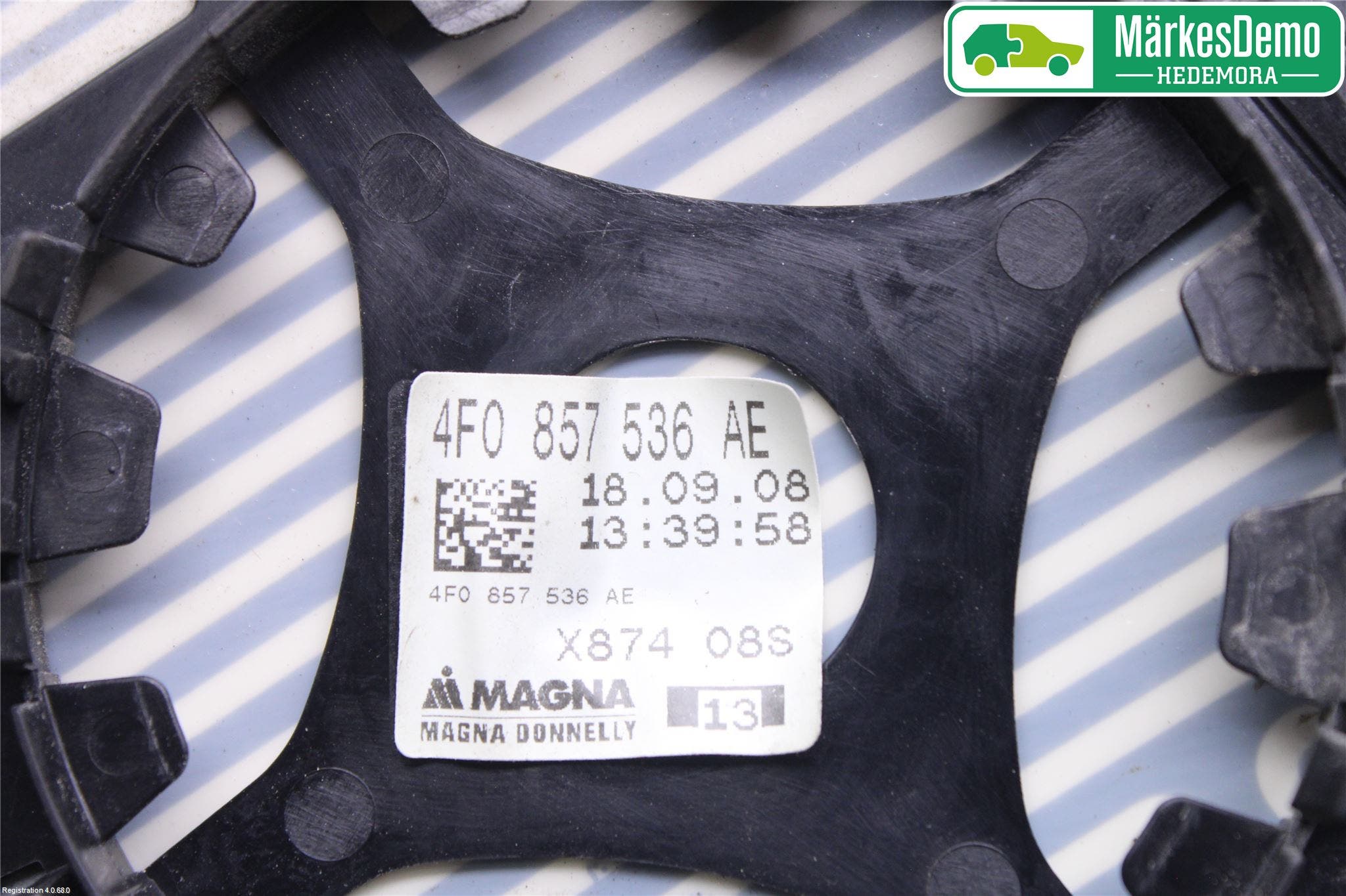 Audi A6/S6     05-11 Spegelglas Hö