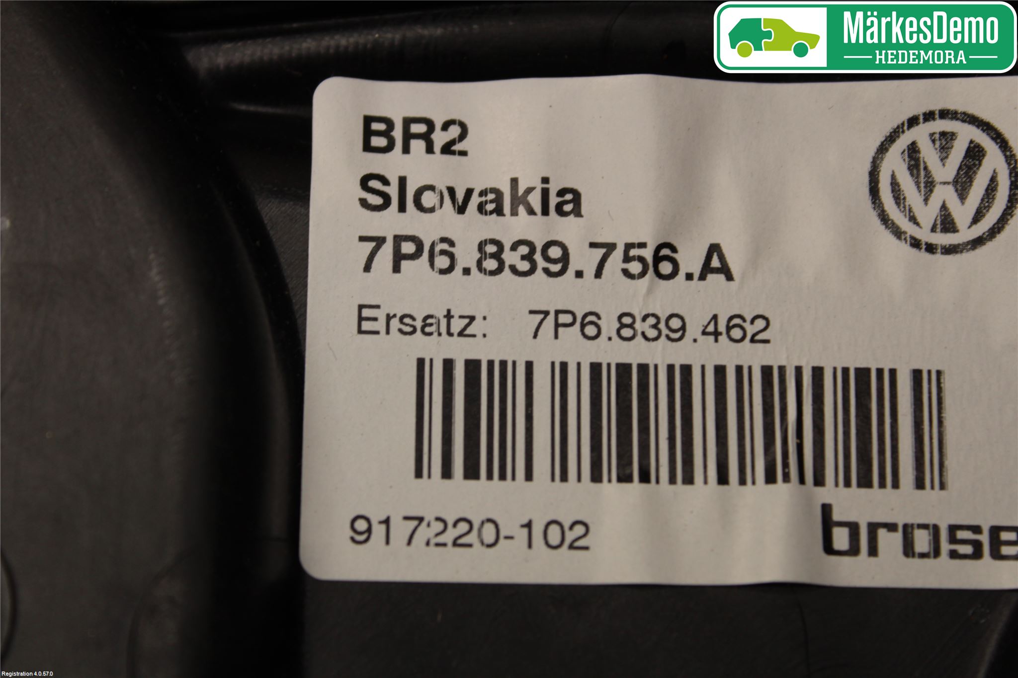 Volkswagen VW TOUAREG 7P 11-18 Fönsterhiss El Kompl