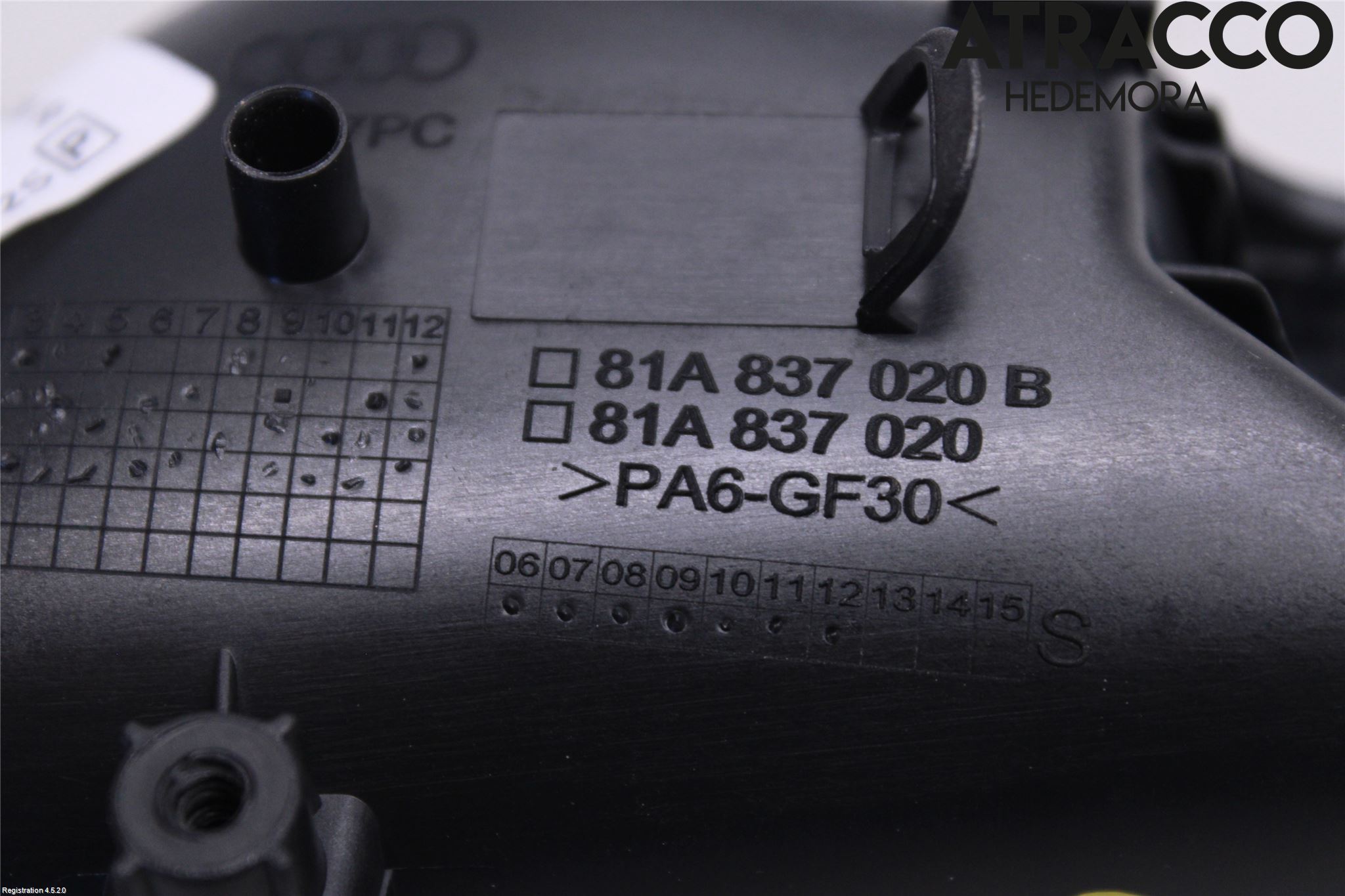 Audi Q2/SQ2 17- Dörrhandtag Inre Hö