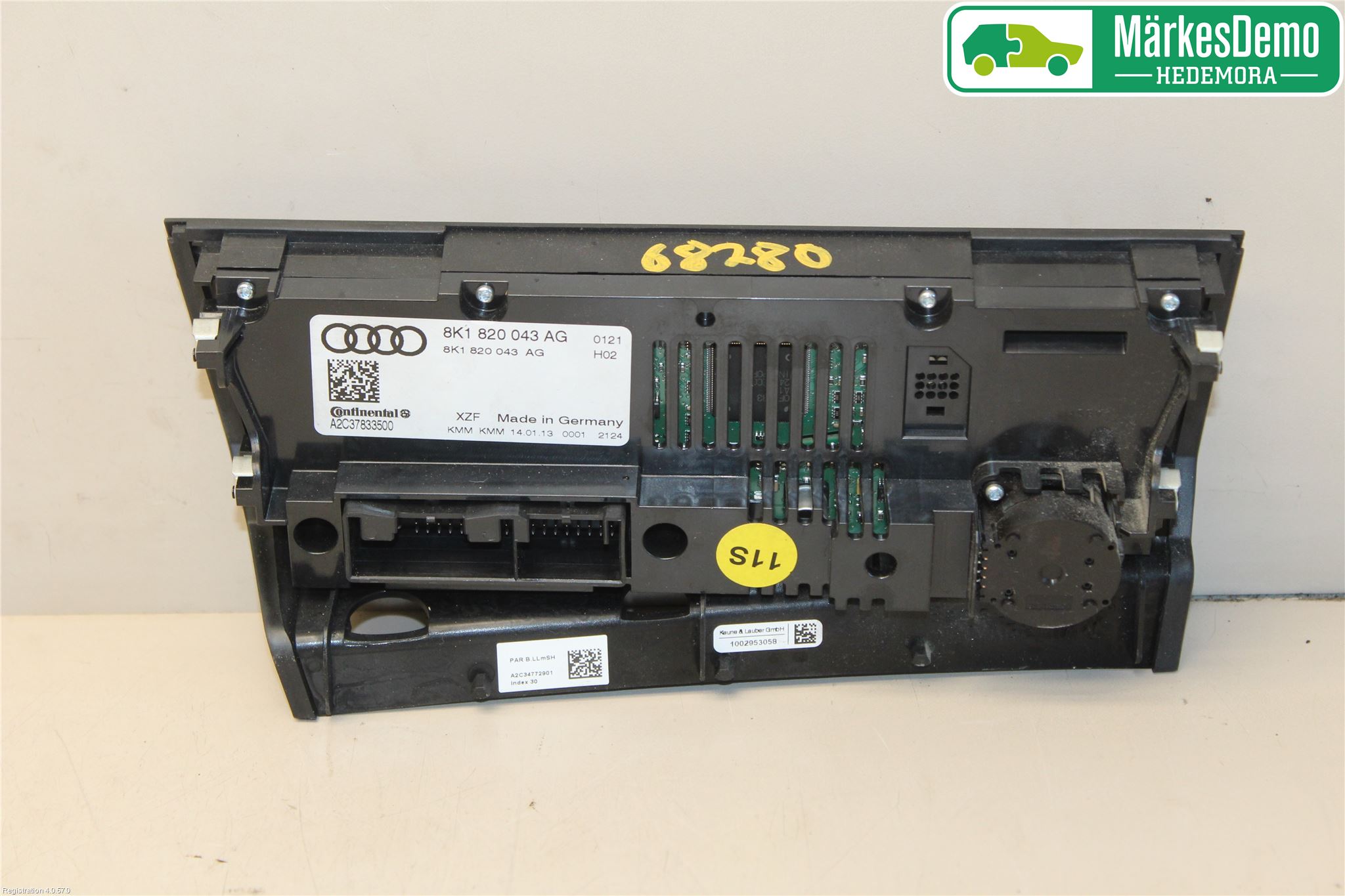 Audi A4 12-15 Ac Styrenhet Ac Manöveren