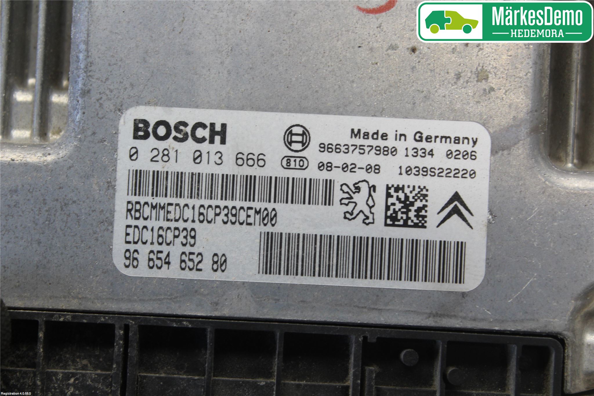 Citroen C-CROSSER Styrenhet Insprut Bensin